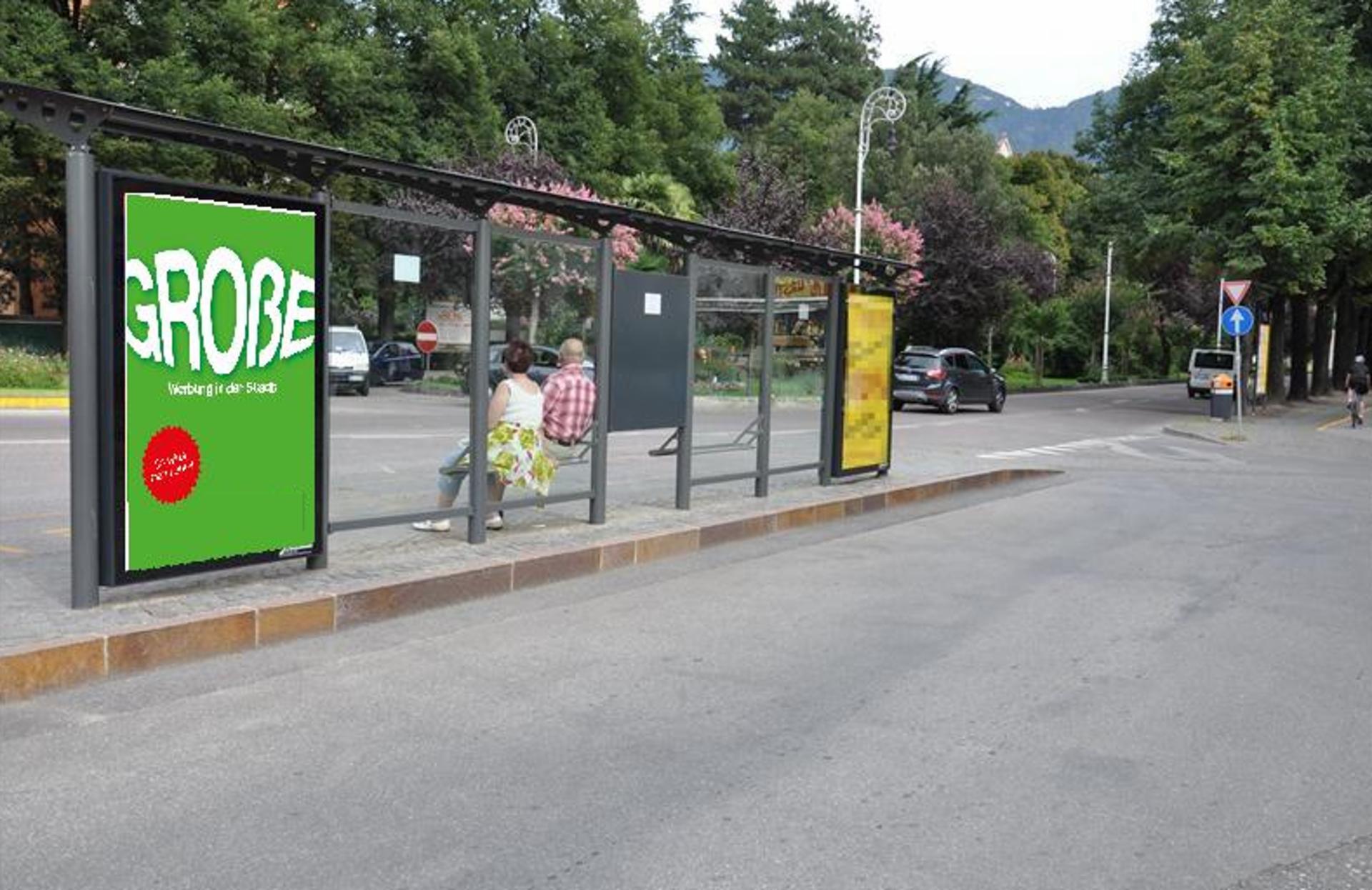 Impianto PENSILINA a Merano, in zona Würstel