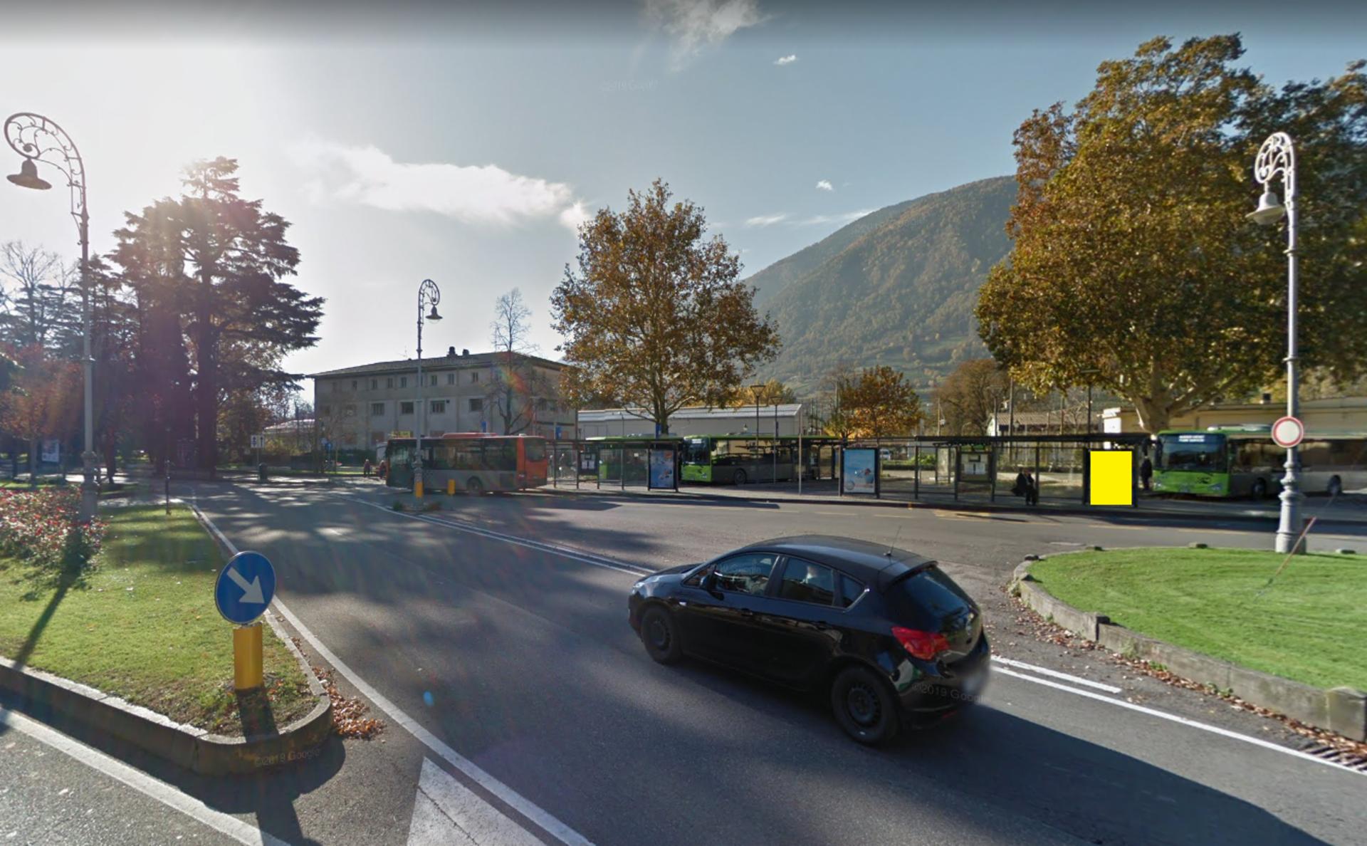 Impianto PENSILINA a Merano, in zona Würstel