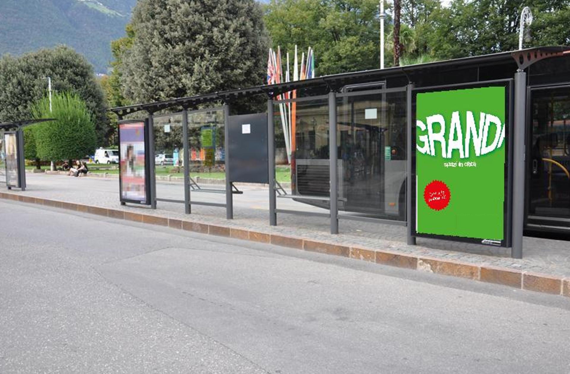 Impianto PENSILINA a Merano, in zona Würstel