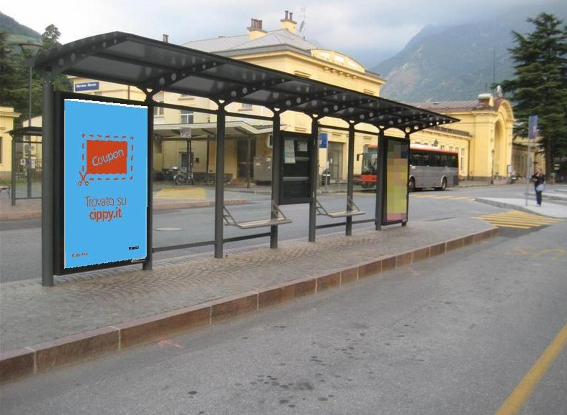 Impianto PENSILINA a Merano, in zona Würstel