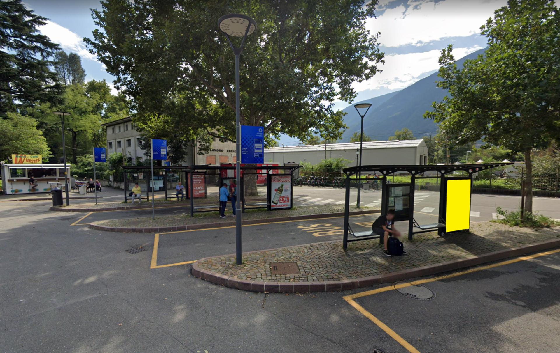Impianto PENSILINA a Merano, in zona Würstel