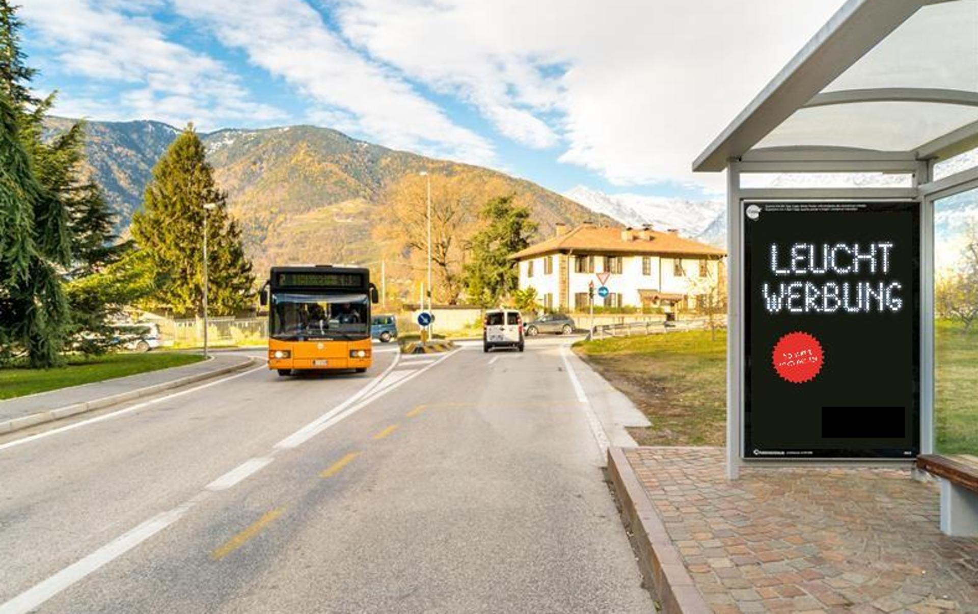 Impianto PENSILINA a Merano, in zona Bar Vittoria