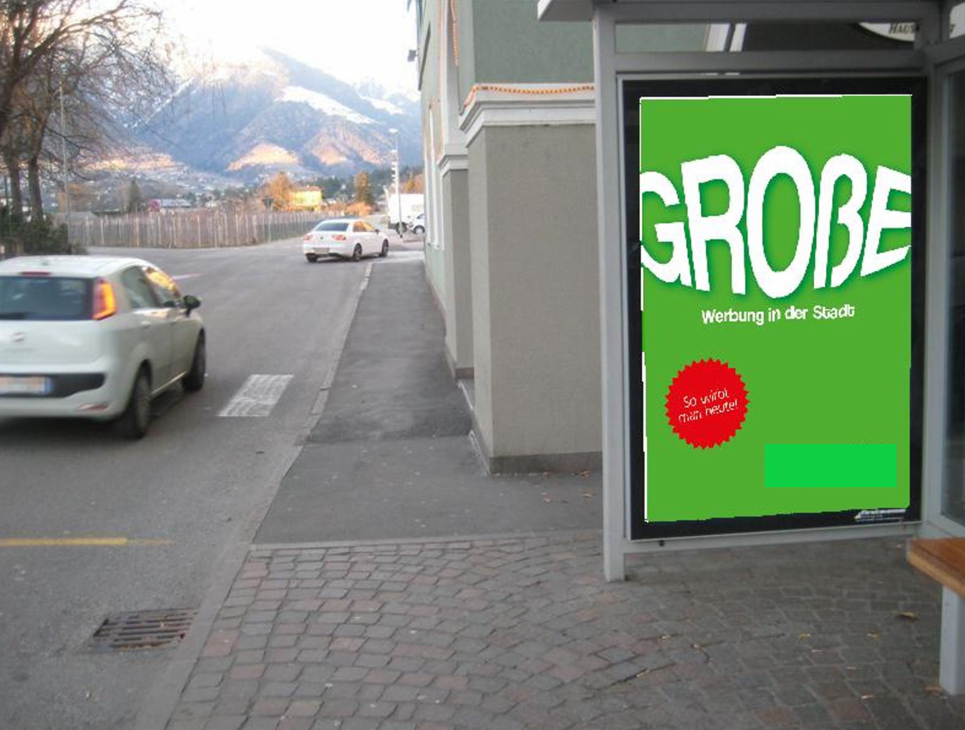Impianto PENSILINA a Merano, in zona Bar Vittoria