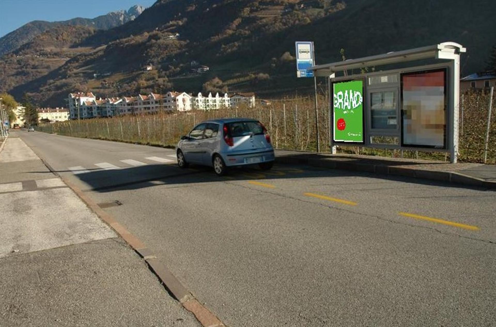 Impianto PENSILINA a Merano, in zona Bar Vittoria