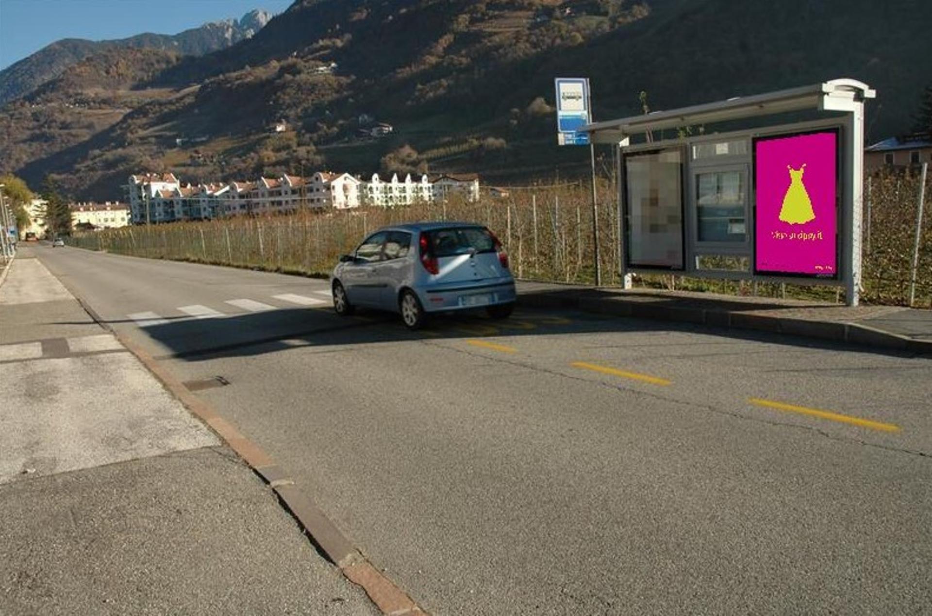 Impianto PENSILINA a Merano, in zona Bar Vittoria