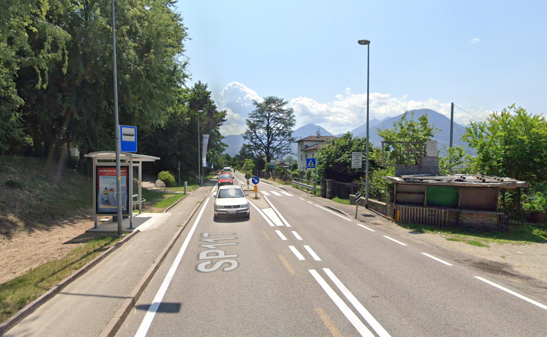Impianto PENSILINA a Merano, in zona Bar Vittoria