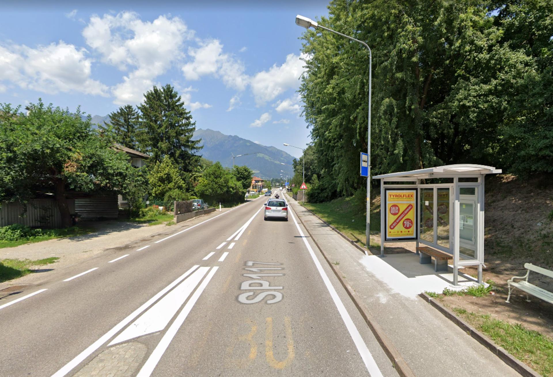 Impianto PENSILINA a Merano, in zona Bar Vittoria