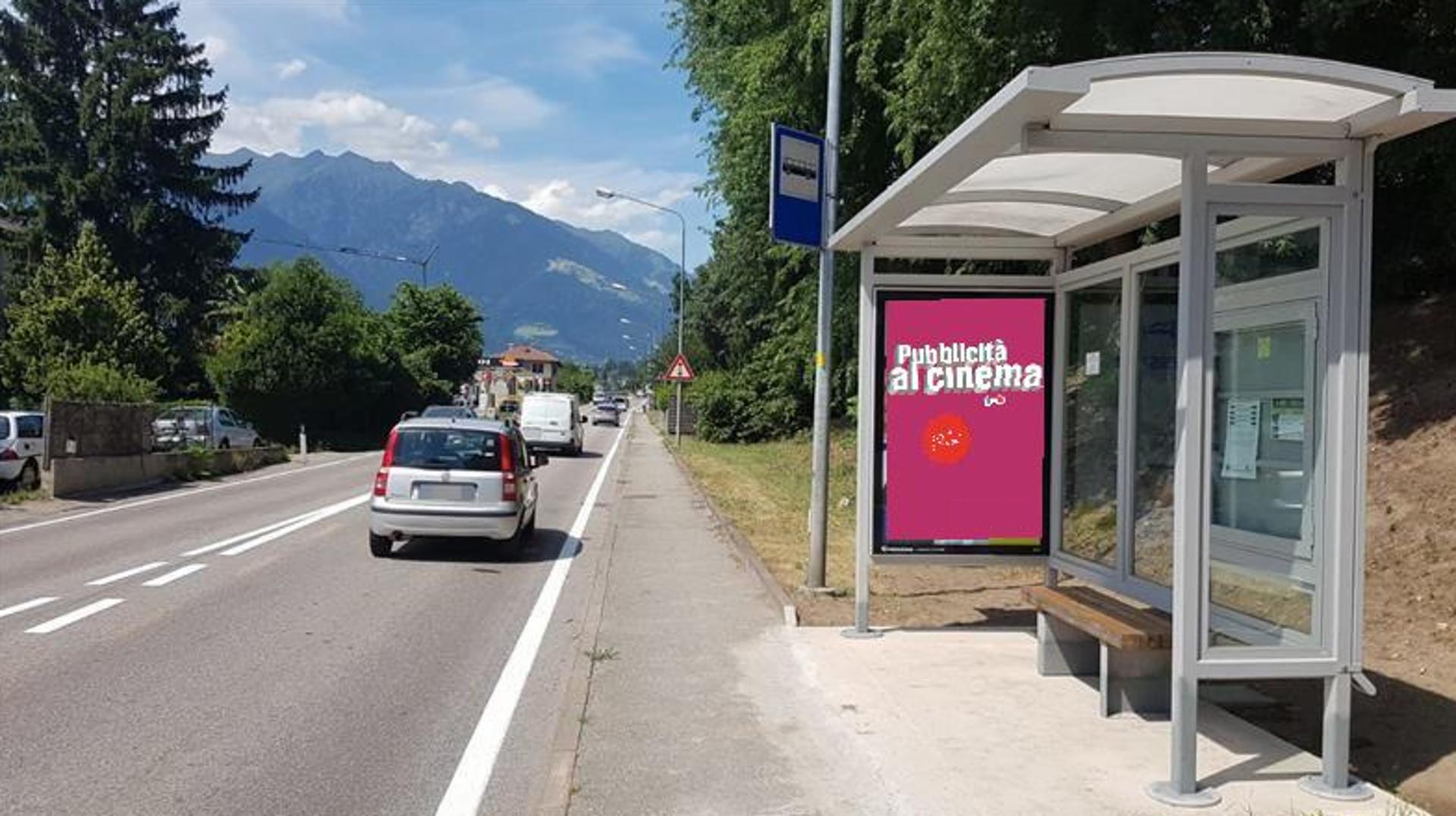 Impianto PENSILINA a Merano, in zona Bar Vittoria