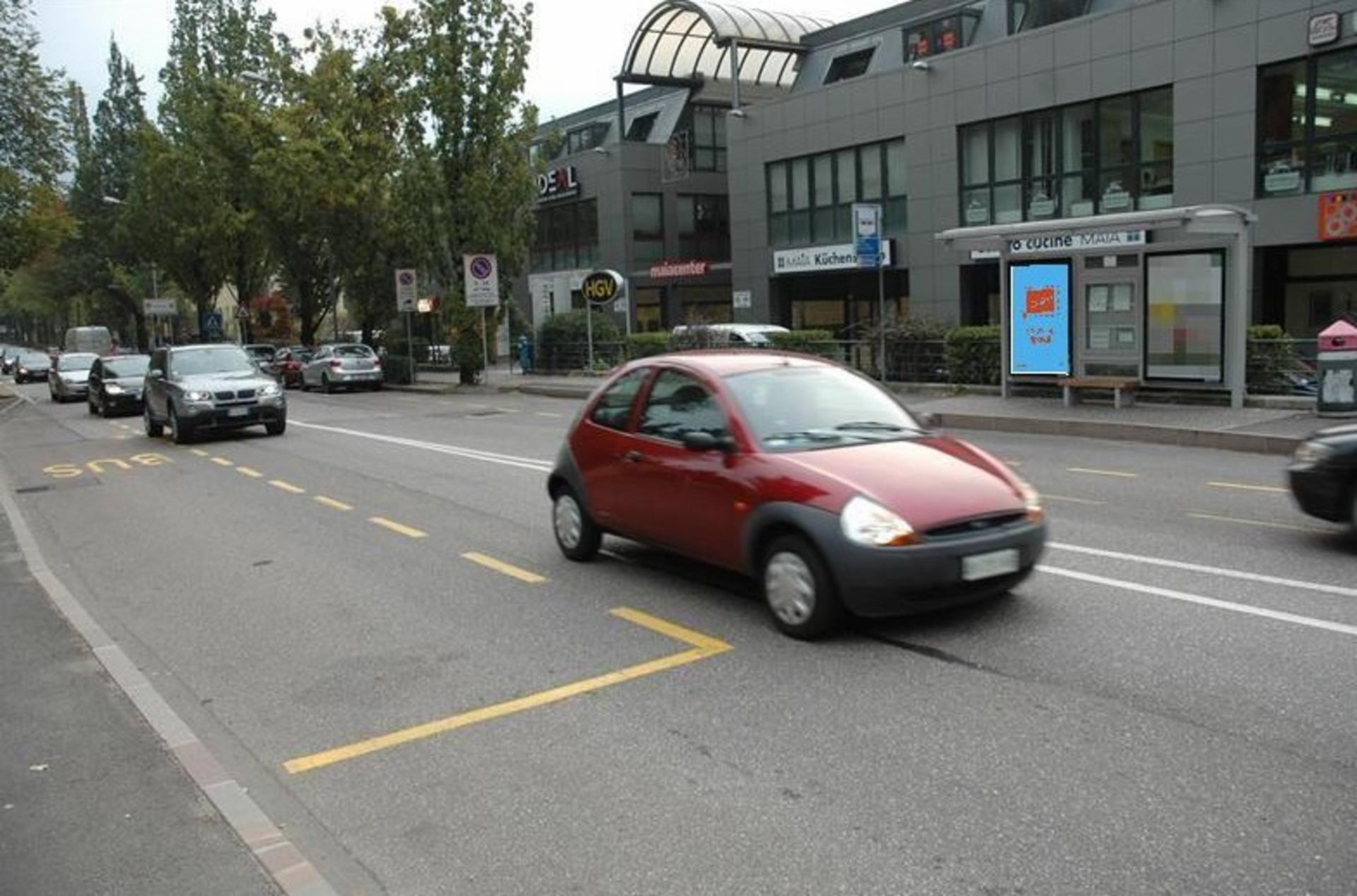 Impianto PENSILINA a Merano, in zona Rössl