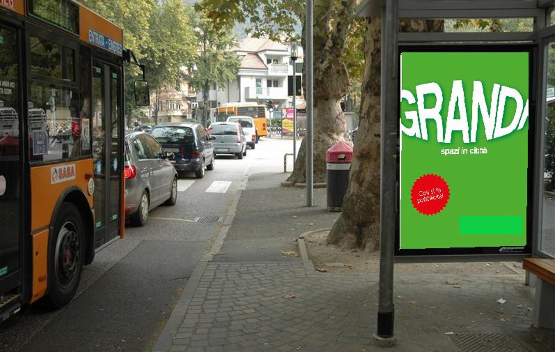 Impianto PENSILINA a Merano, in zona Würstelstandl