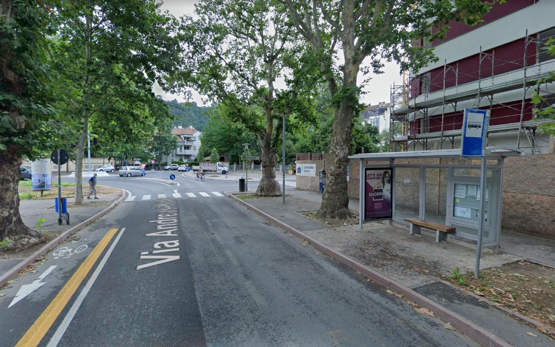 Impianto PENSILINA a Merano, in zona Würstelstandl