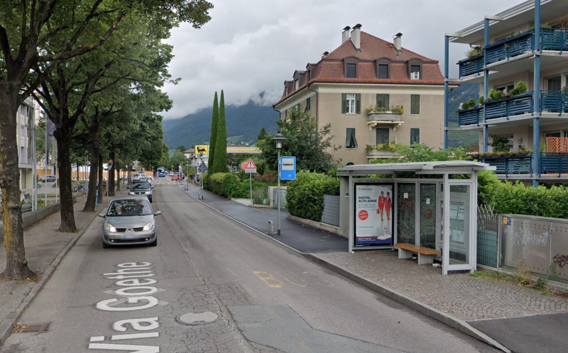 Impianto PENSILINA a Merano, in zona Pizzeria Pomodoro