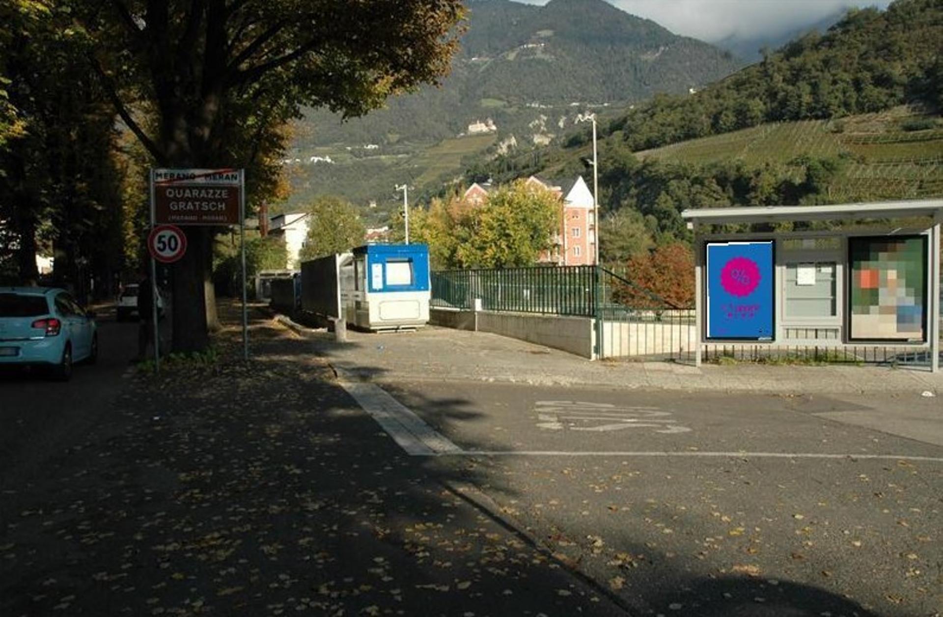 Impianto PENSILINA a Merano, in zona Bar Mozart