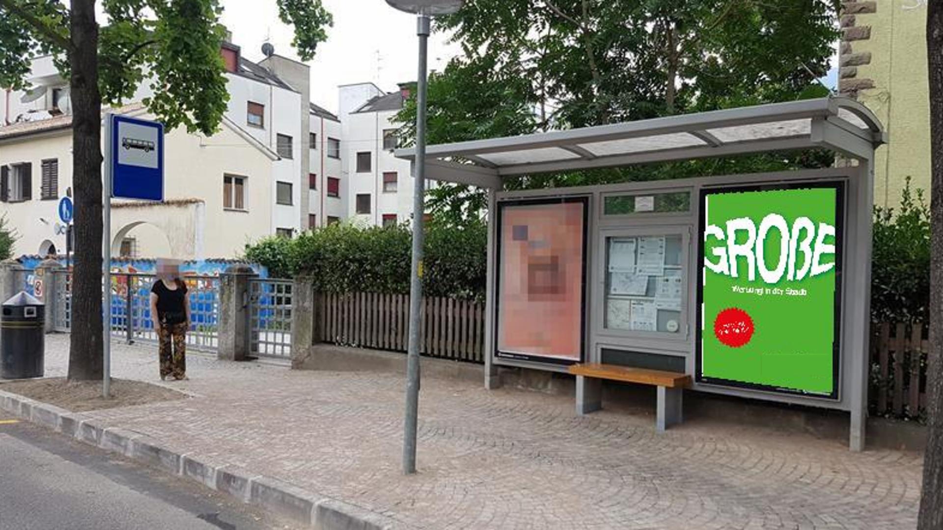 Impianto PENSILINA a Merano, in zona Cortina Bar