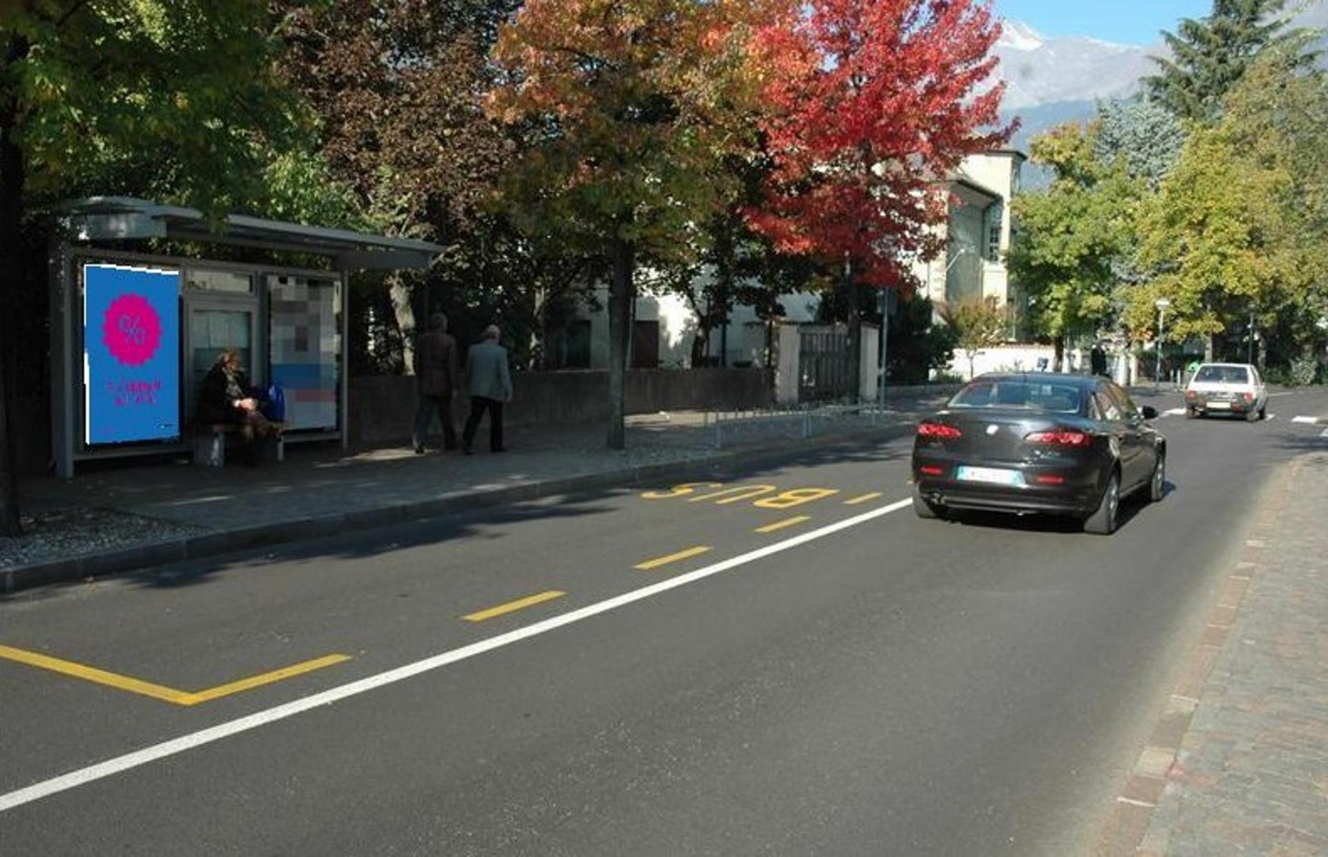 Impianto PENSILINA a Merano, in zona Pizzeria HEINZ