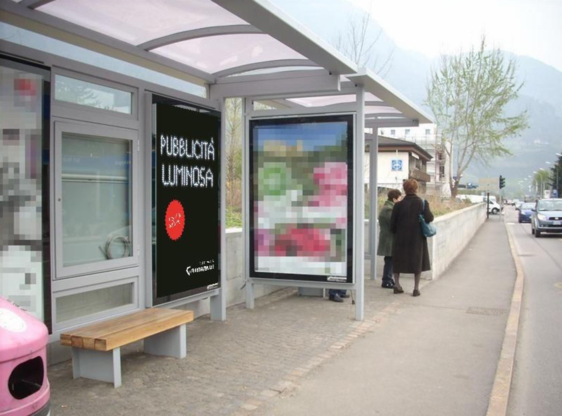 Impianto PENSILINA a Merano, in zona McDonald's