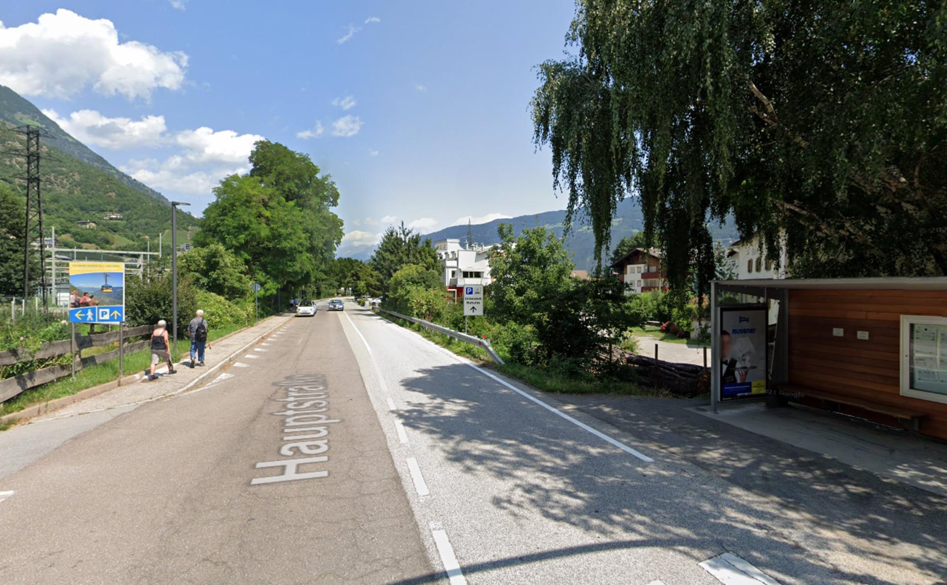 Impianto PENSILINA a Naturno, in zona Jausenstation Langwies