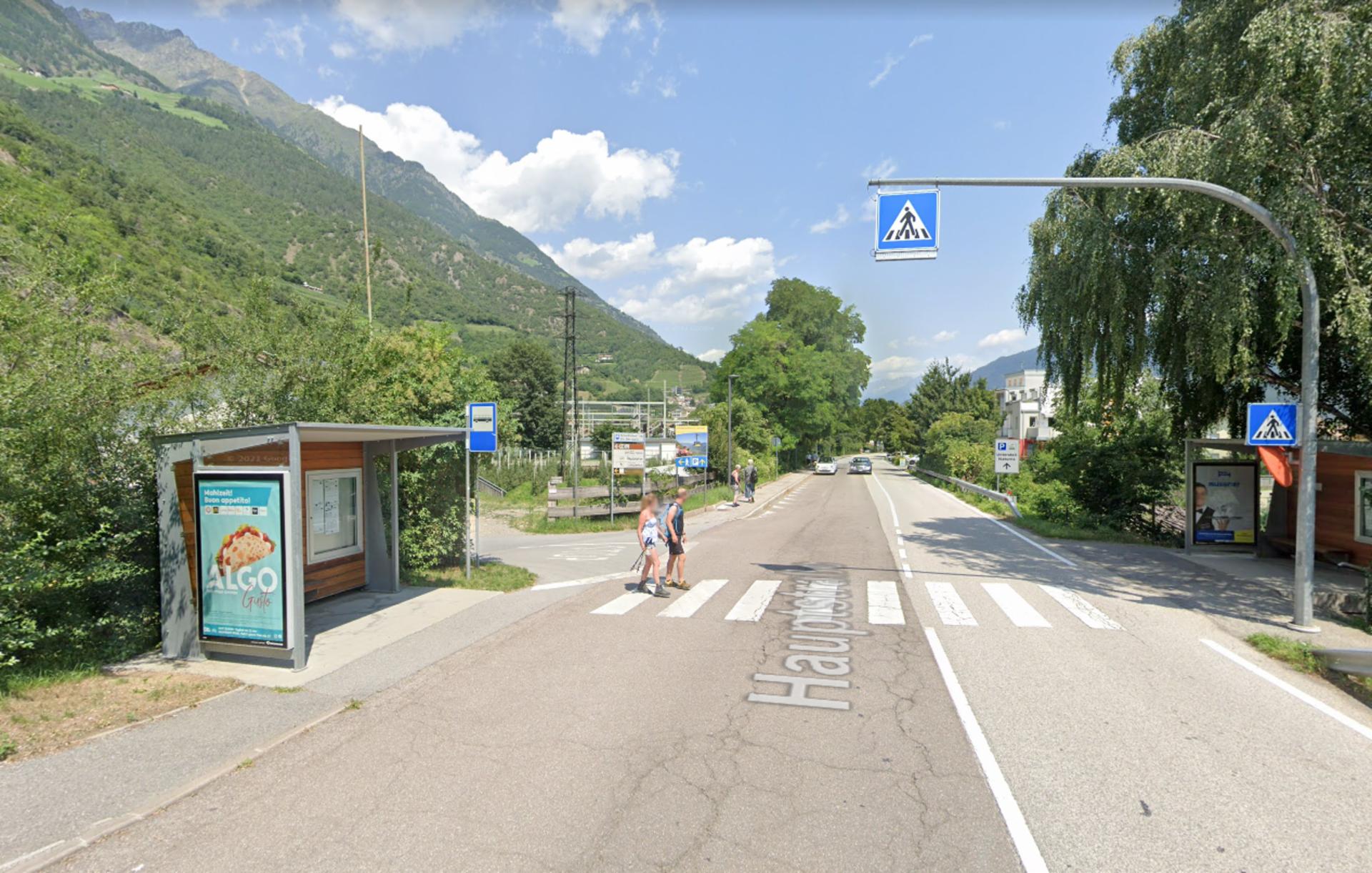 Impianto PENSILINA a Naturno, in zona Jausenstation Langwies