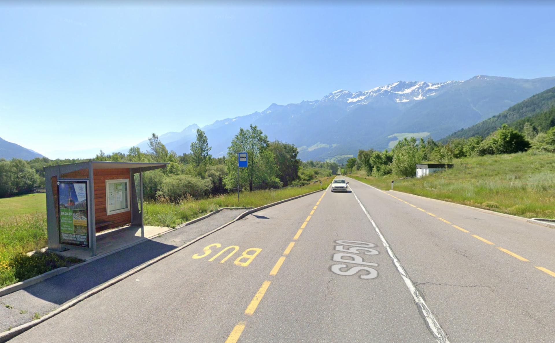 Impianto PENSILINA a Prato allo Stelvio, in zona Weißes Rössl - Cavallino Bianco