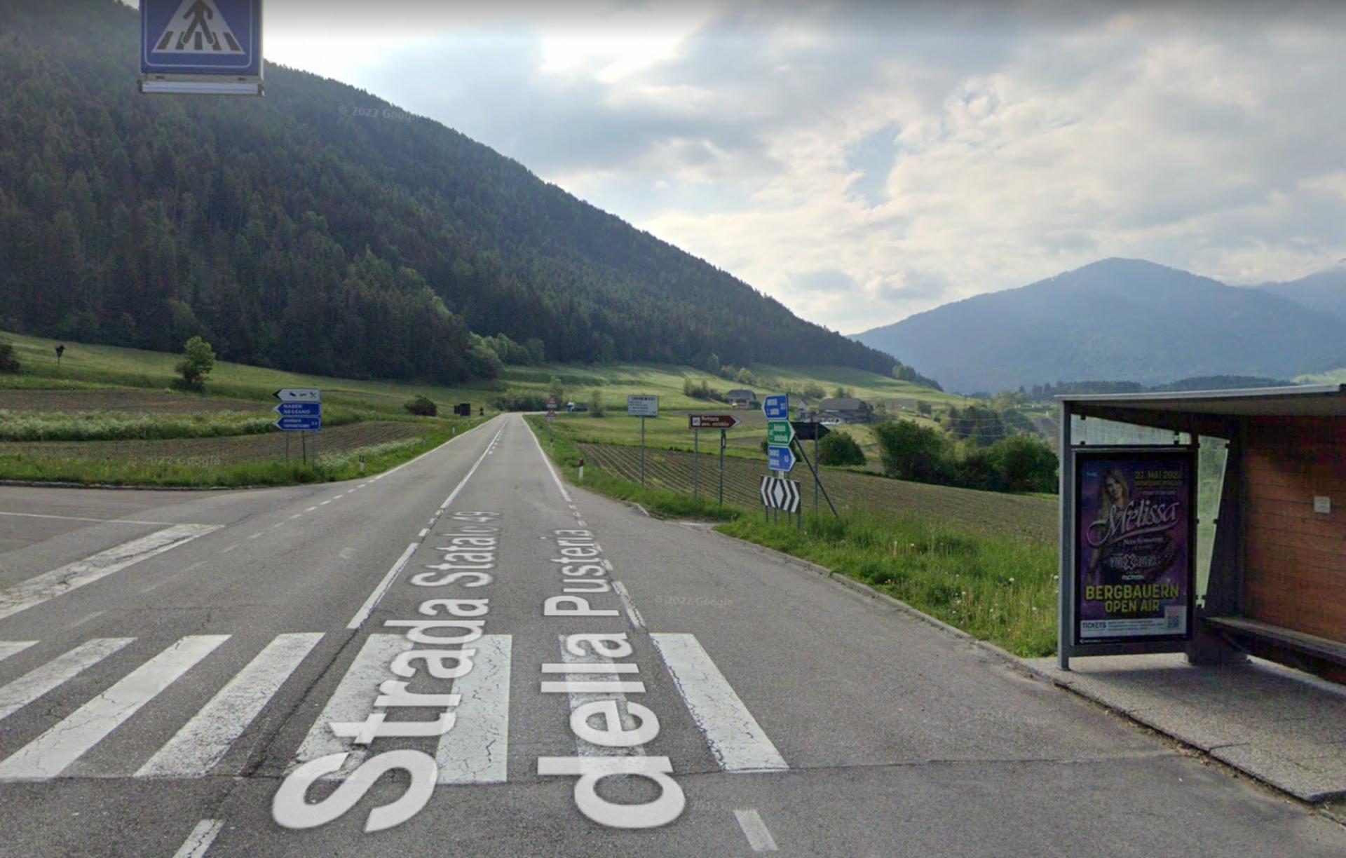 Impianto PENSILINA a Rasun-Anterselva, in zona Abzweigung Nasen - Bivio Nessano