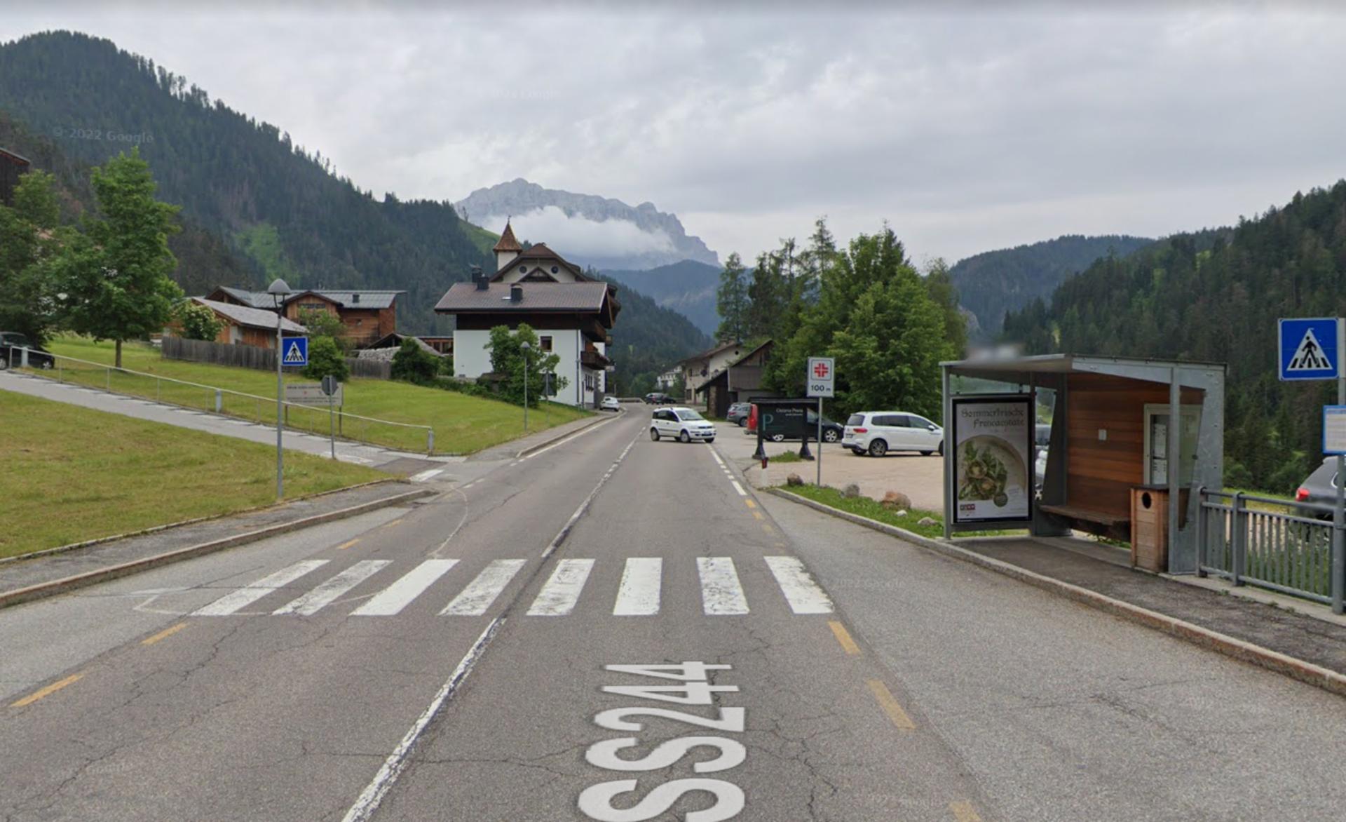 Impianto PENSILINA a San Martino in Badia, in zona Ostaria Posta