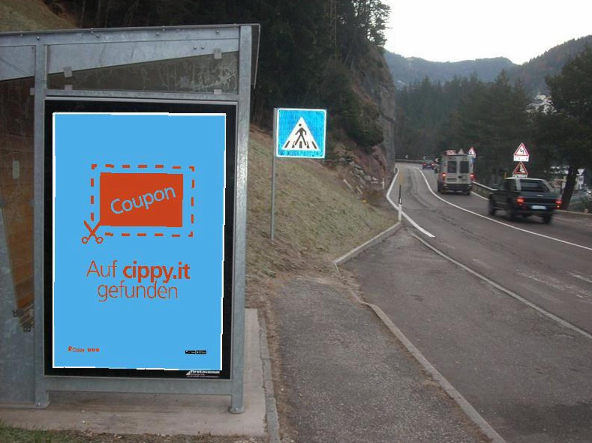 Impianto PENSILINA a San Martino in Badia, in zona Ostaria Posta