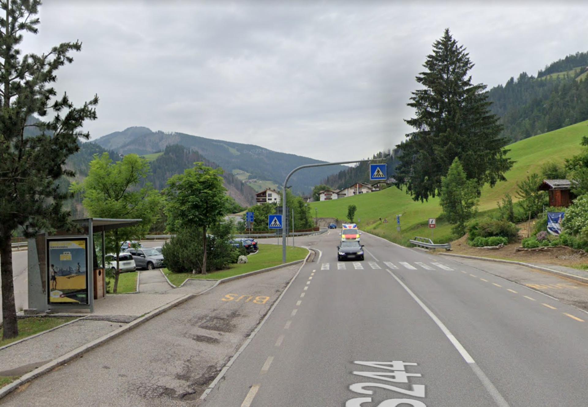 Impianto PENSILINA a San Martino in Badia, in zona Ostaria Posta