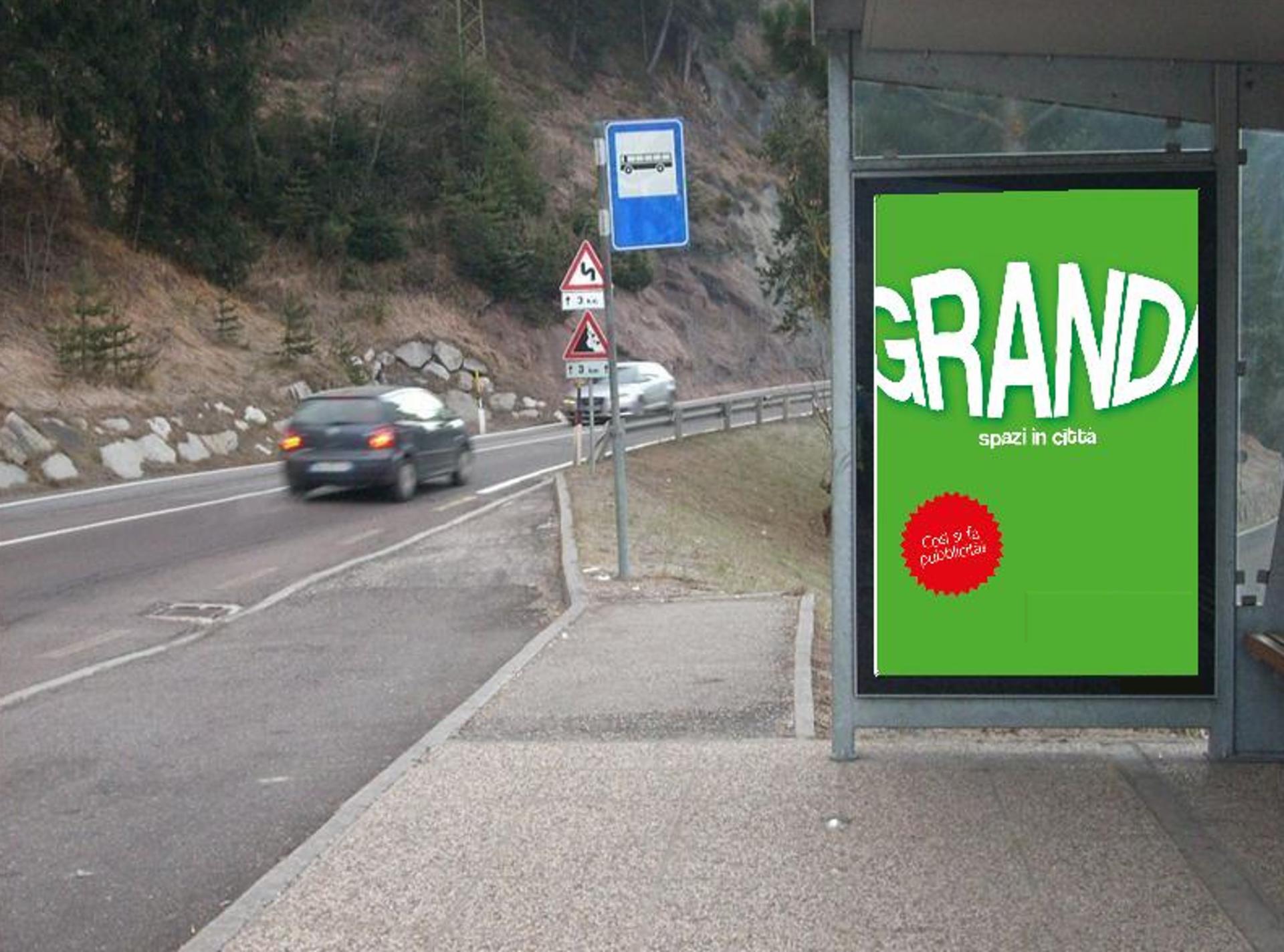 Impianto PENSILINA a San Martino in Badia, in zona Ostaria Posta