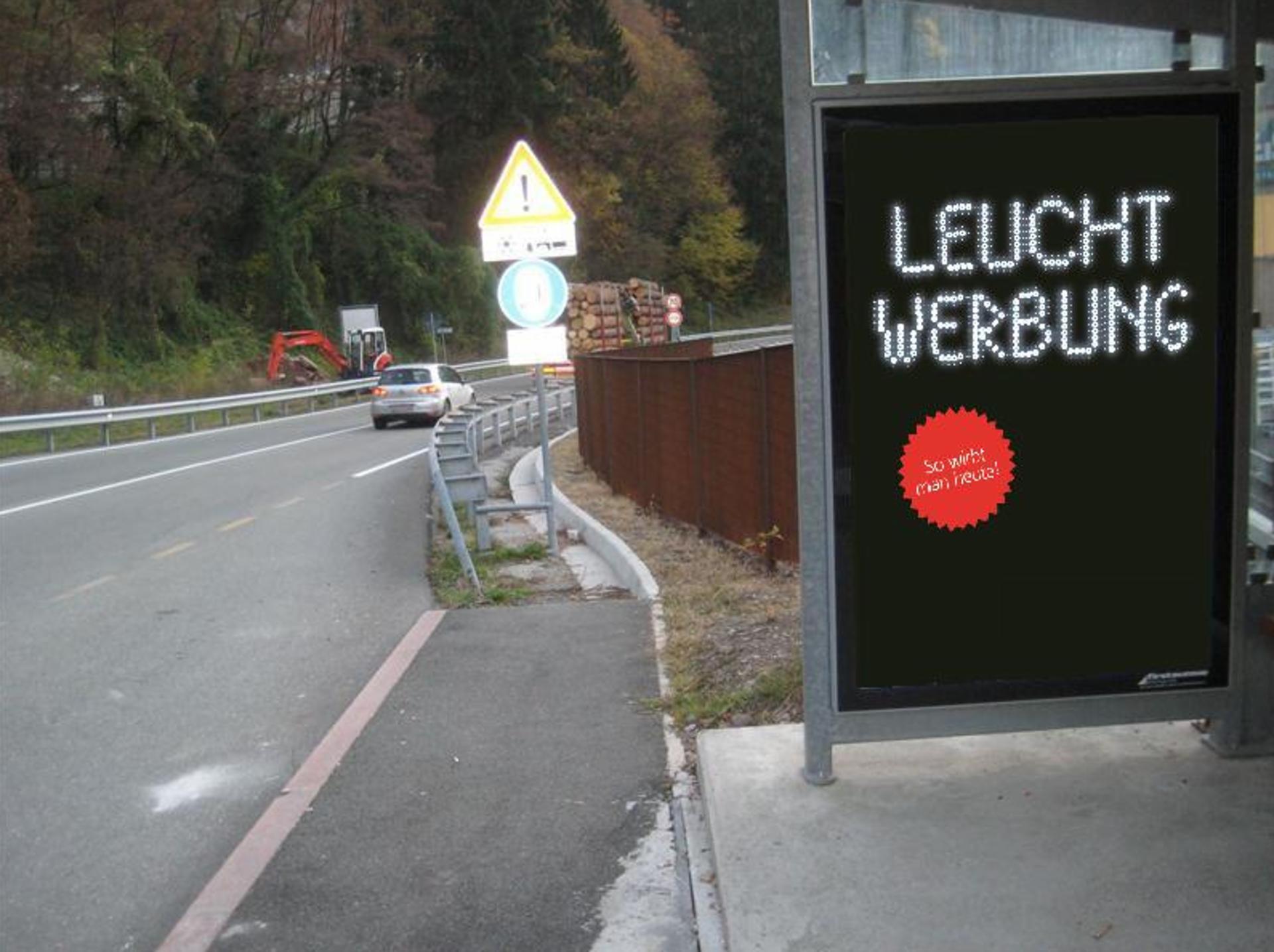 Impianto PENSILINA a Sarentino, in zona Abzweigung Wangen - Bivio Vanga