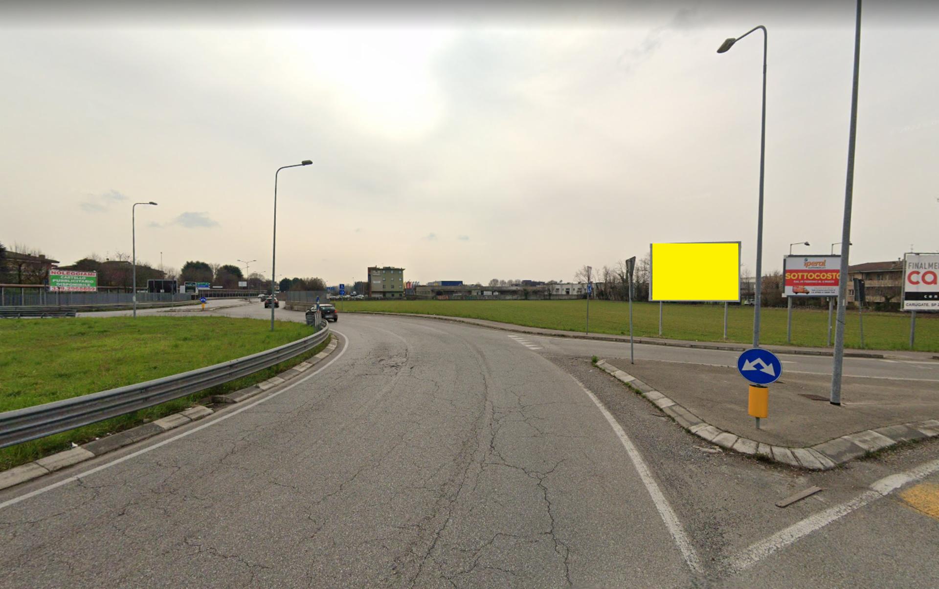 Impianto a S.P. 121 ANG. VIA GALEAZZA DIR. CERNUSCO S/N  Carugate