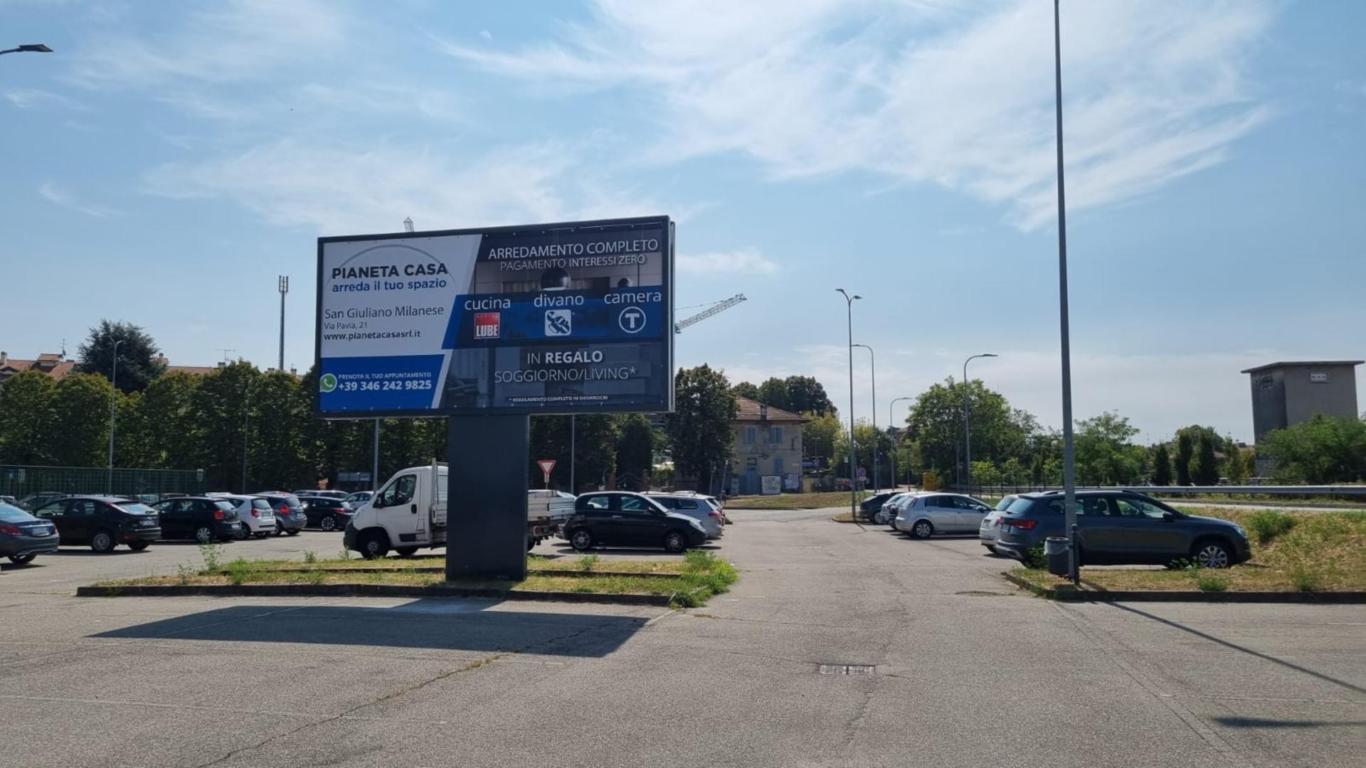 Impianto a VIA MILANO PARK STAZIONE IMPIANTO A  IN ENTRATA  Locate di Triulzi