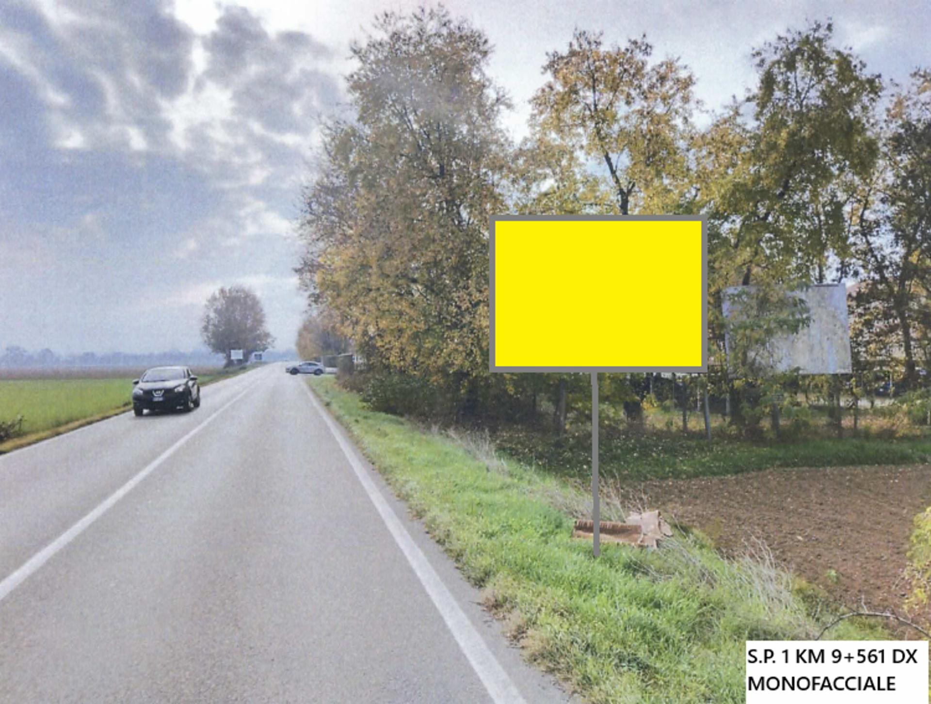 Impianto poster a Montebello della Battaglia