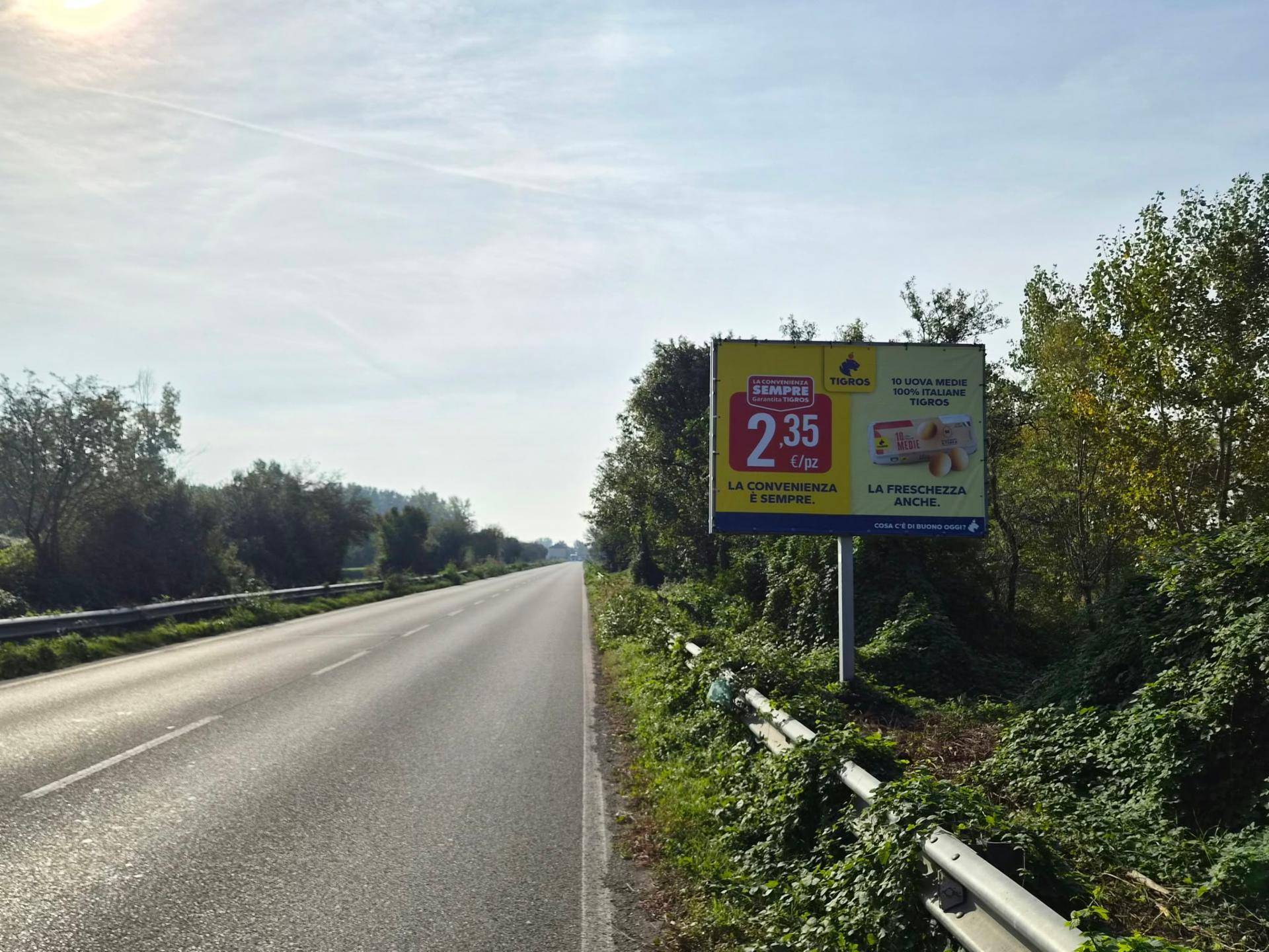 Impianto poster a Vellezzo Bellini