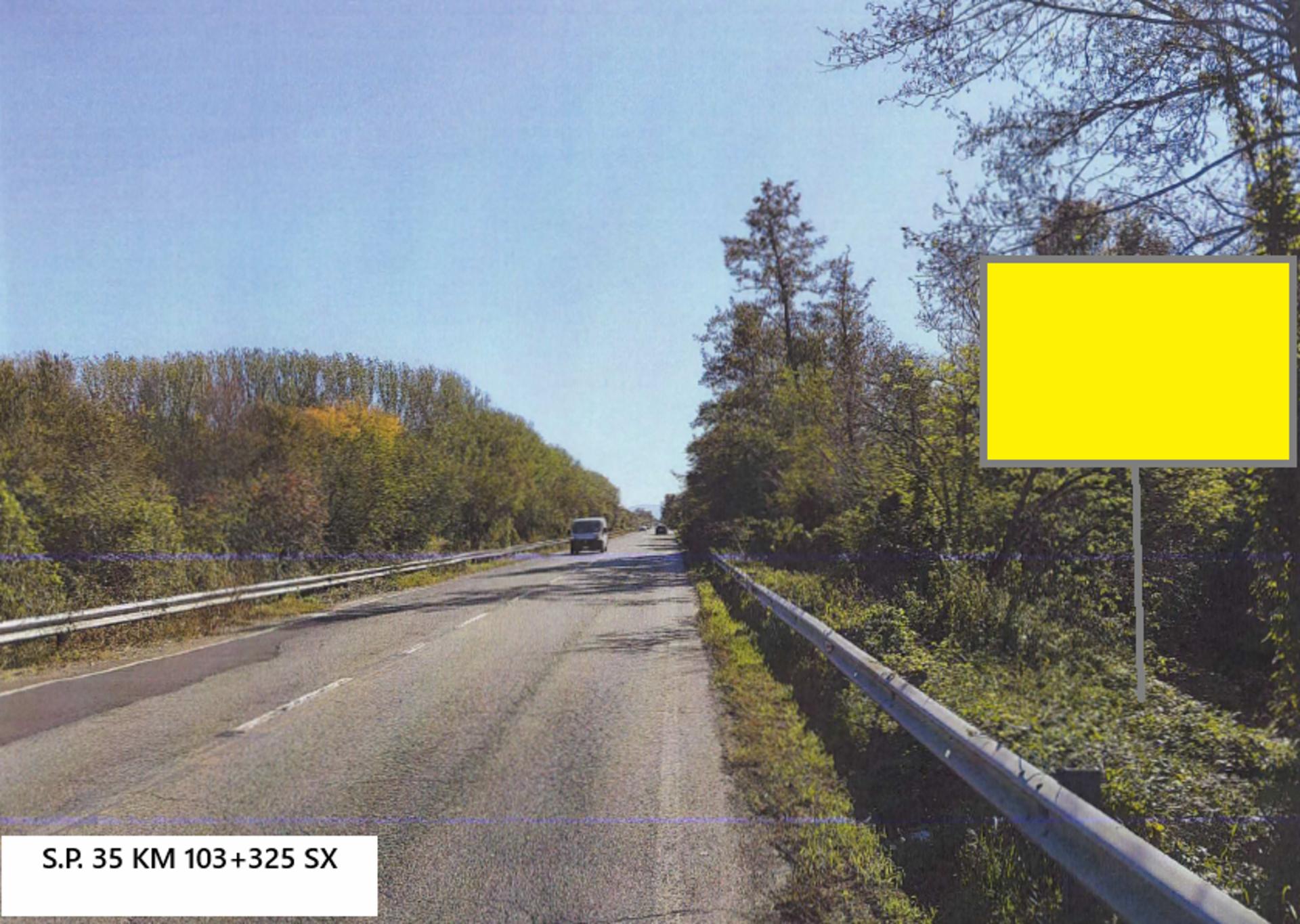 Impianto a S.P. 35 Km 103+325 SX  Vellezzo Bellini
