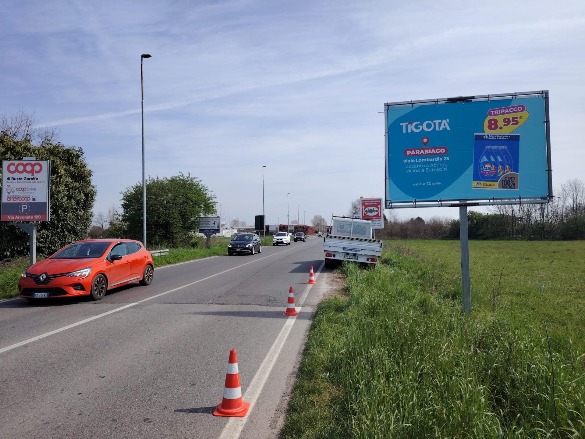 Impianto a S.P. 109 KM 4+920 dx prima di rotatoria via Amendola Snc Parabiago