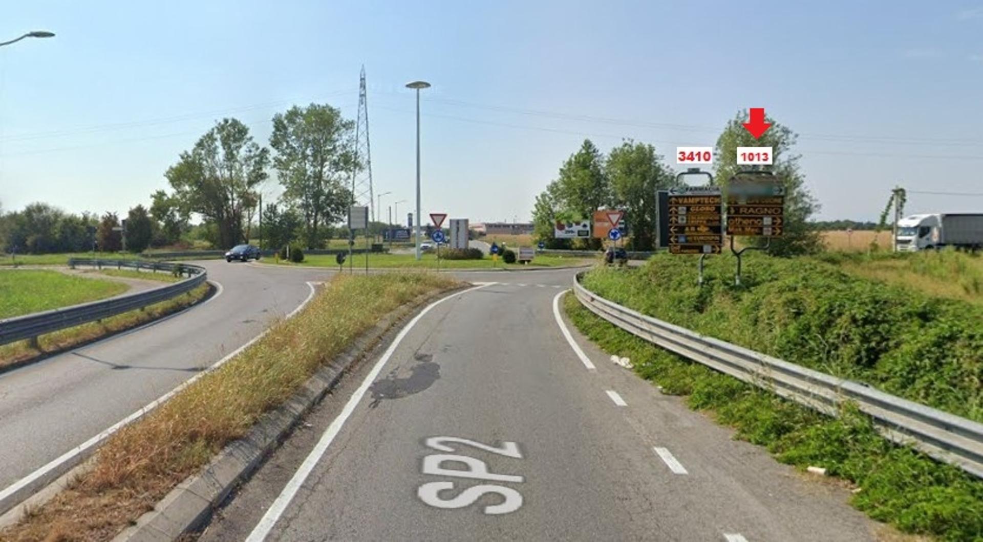 Impianto a S.P. 2 Km. 15+355/sx  Trezzo sull'Adda
