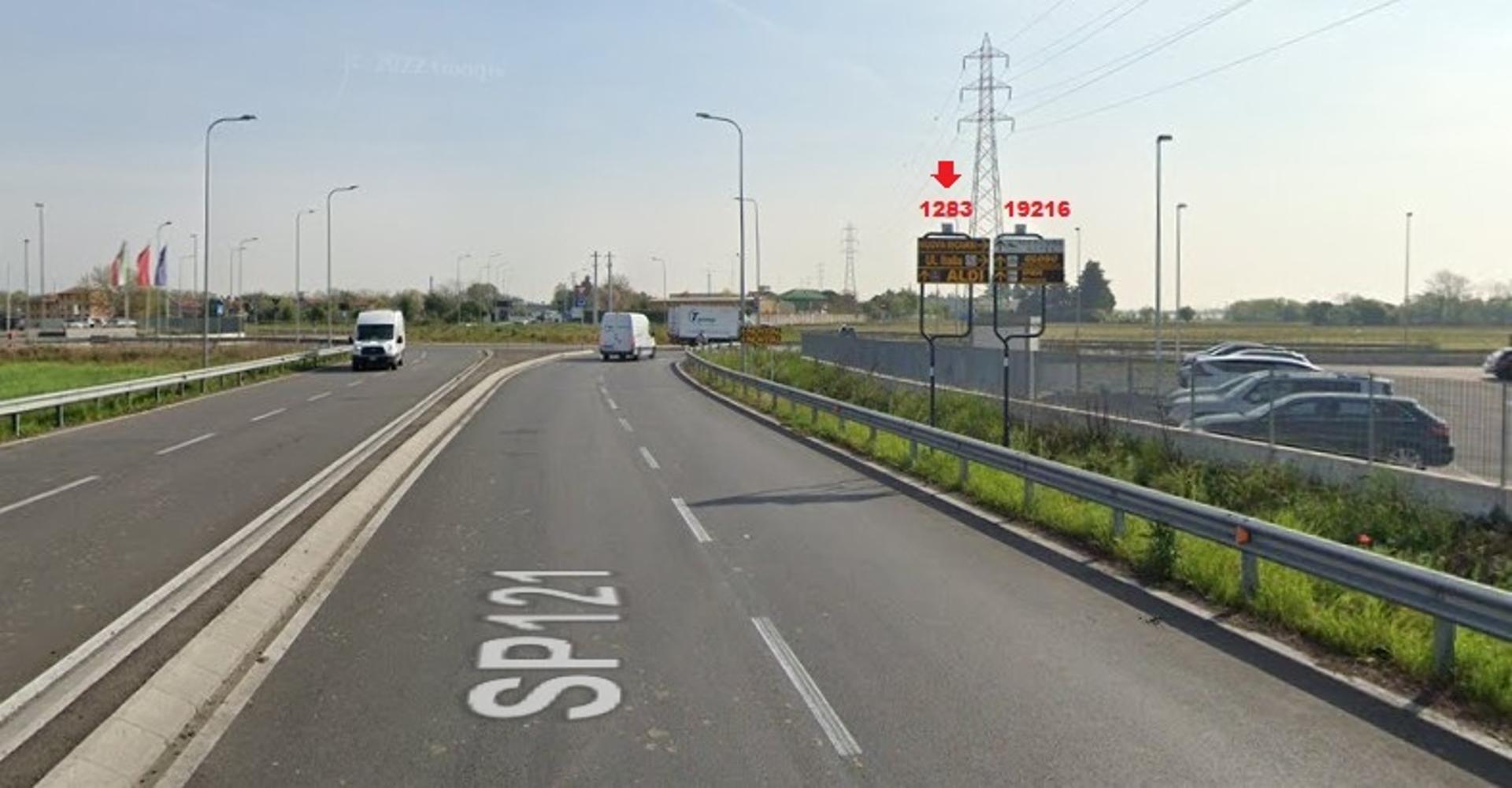 Impianto a S.P. 121 Km. 9+010/dx (Via Garibaldi)  Agrate Brianza