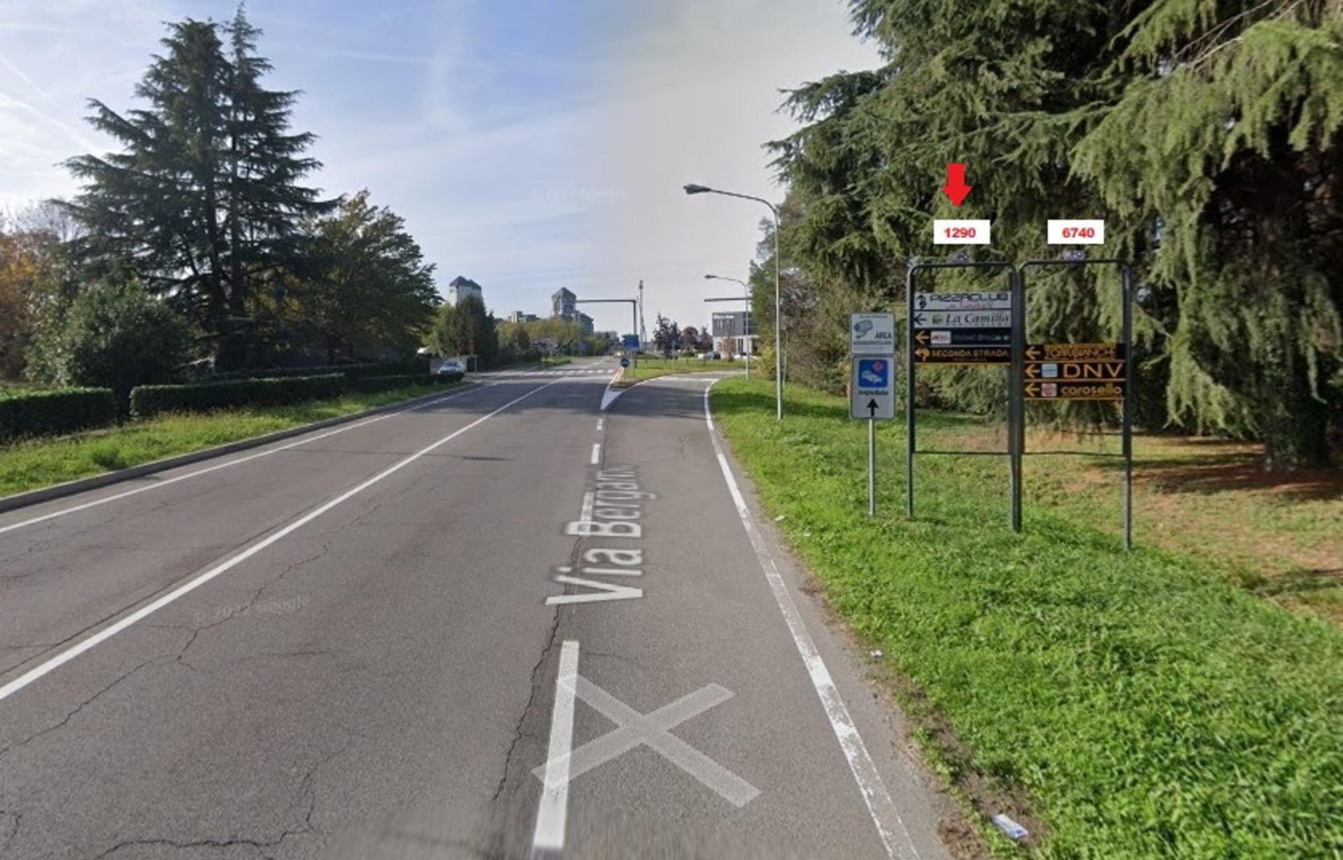 Impianto FRECCE / PREINSEGNE a Vimercate, in zona Seconda Strada