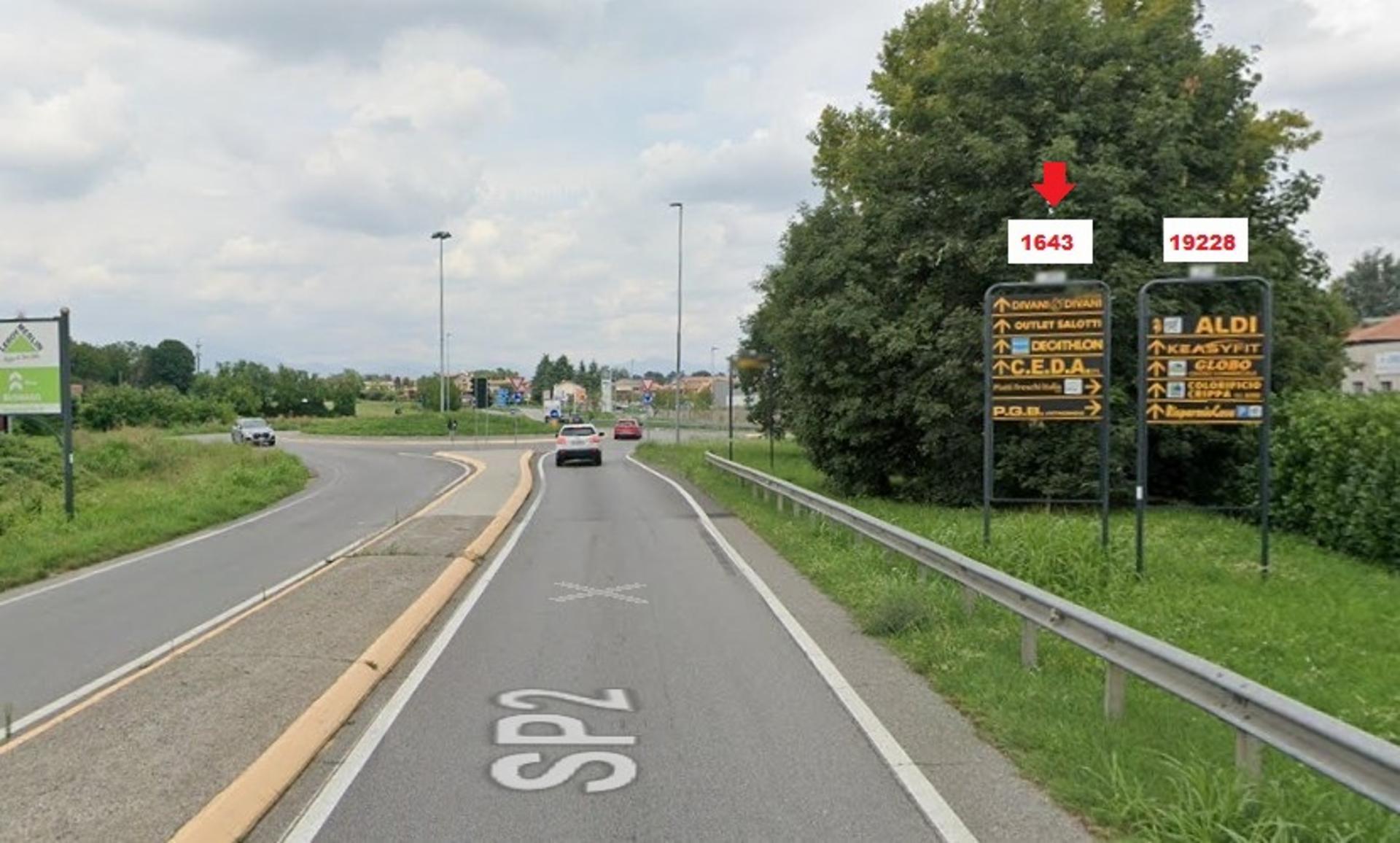 Impianto a S.P. 2 Km. 18+182/sx  Trezzo sull'Adda