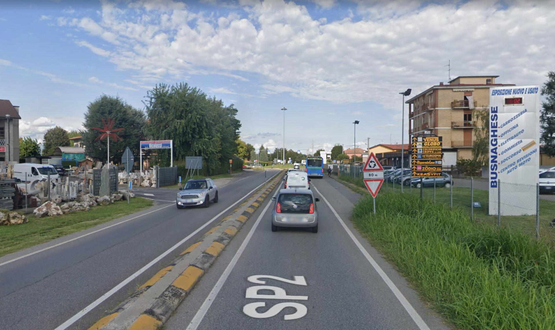 Impianto a S.P. 2 Km. 12+750/dx  Busnago