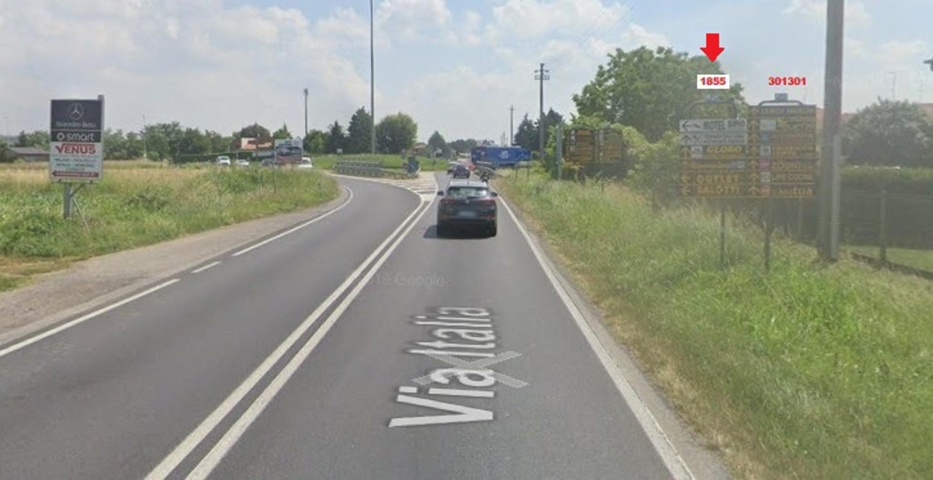 Impianto a S.P. 2 Km. 13+530/dx  Busnago