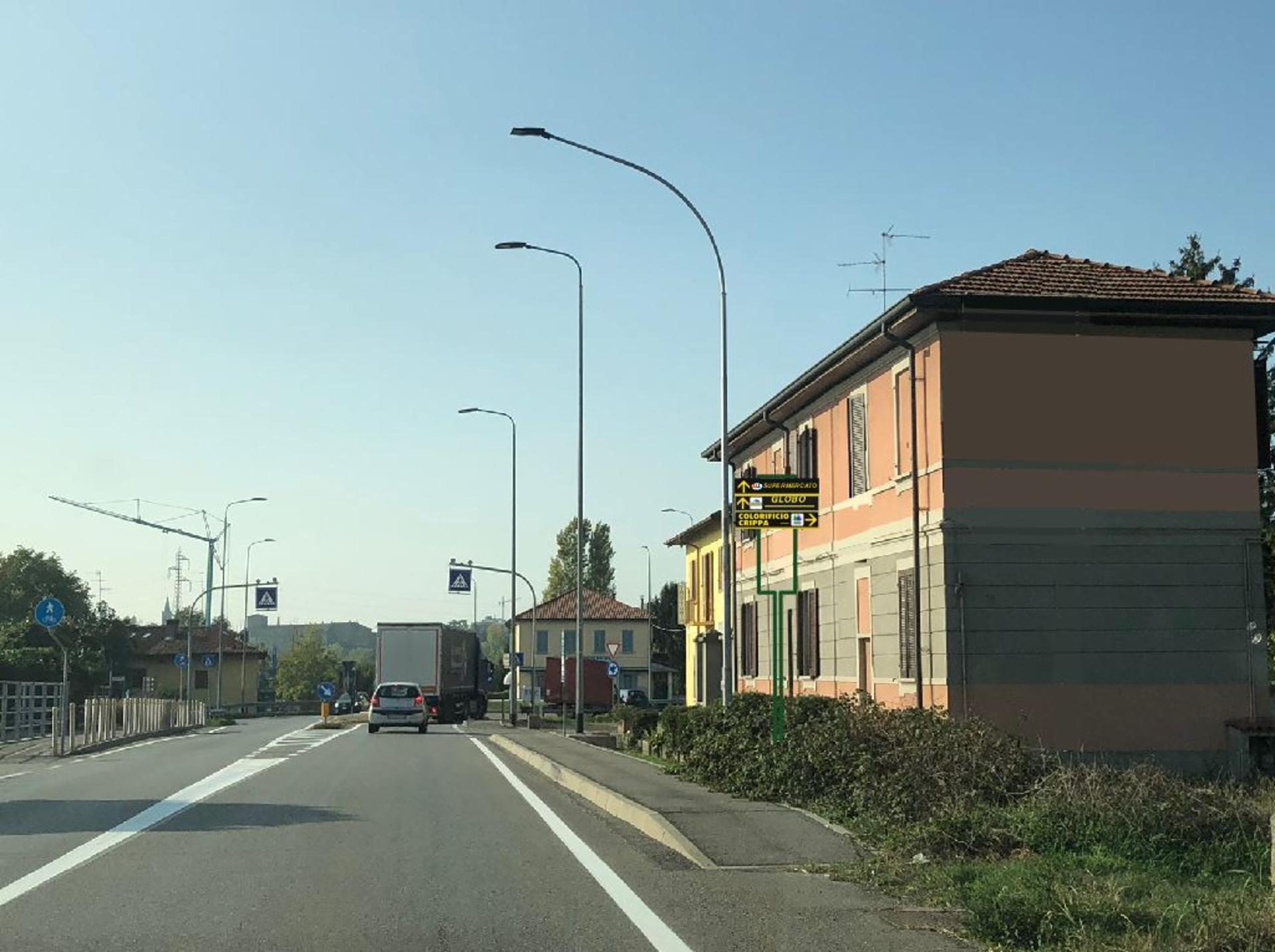 Impianto FRECCE / PREINSEGNE a Cassano d'Adda, in zona Via Treviglio - Viale Bergamo (Cascina Taranta)