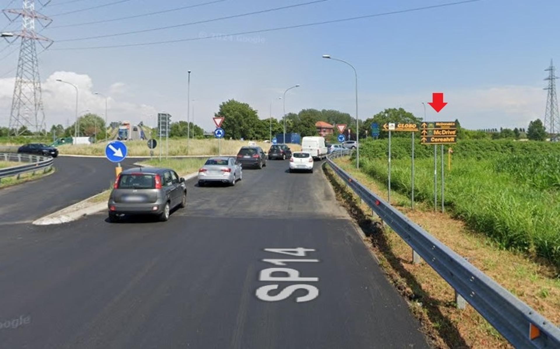 Impianto a S.P. 14 Km. 12+910/dx  Liscate