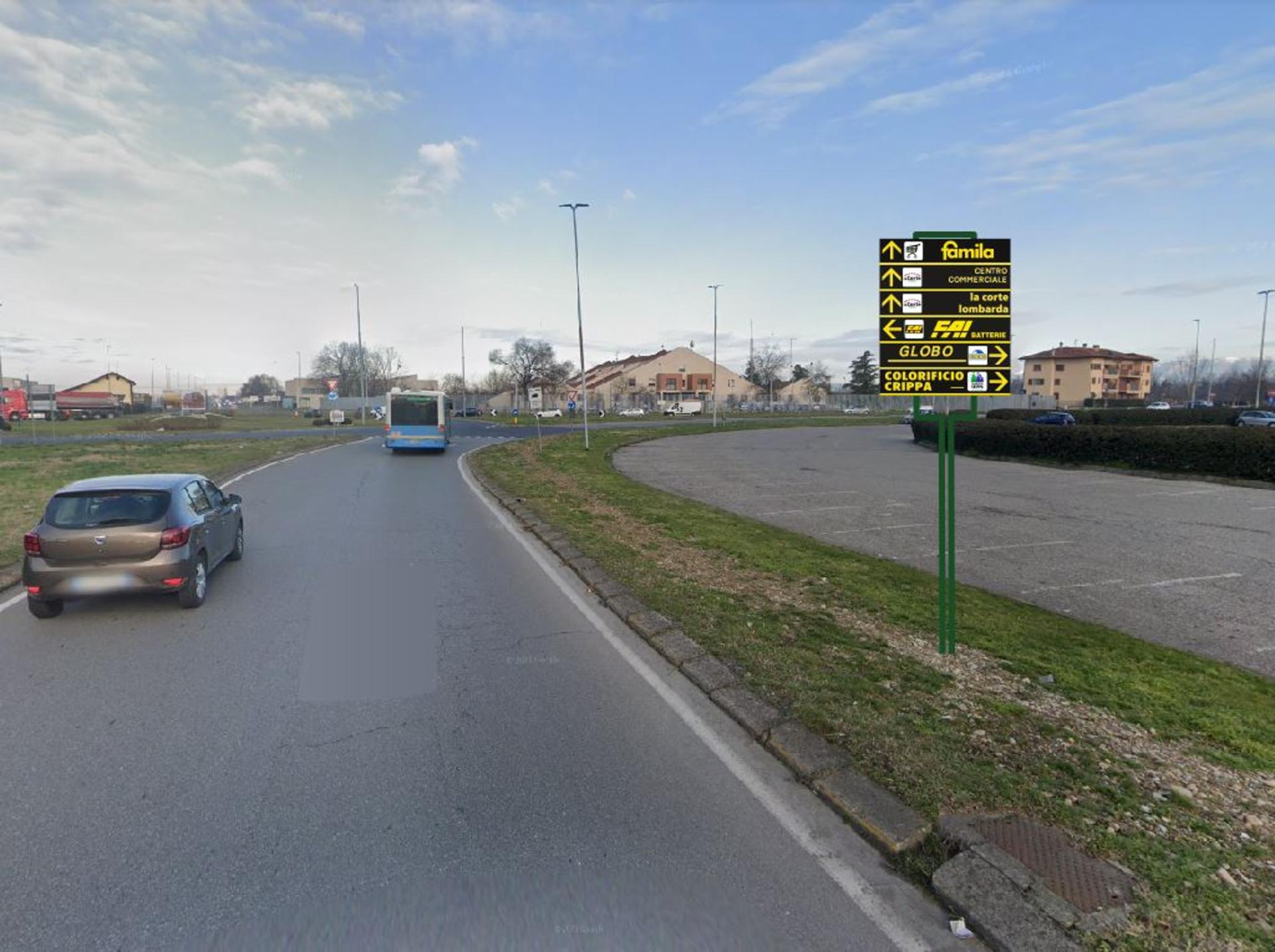 Impianto a S.P. 11 rotatoria con S.P. 104  Cassano d'Adda