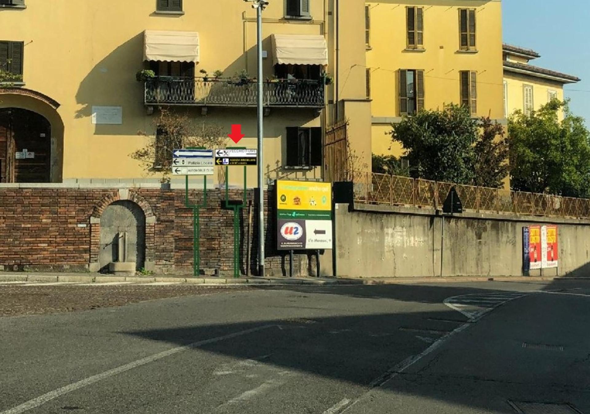 Impianto a VIA Isola Ponti angolo Piazza Garibaldi  Cassano d'Adda