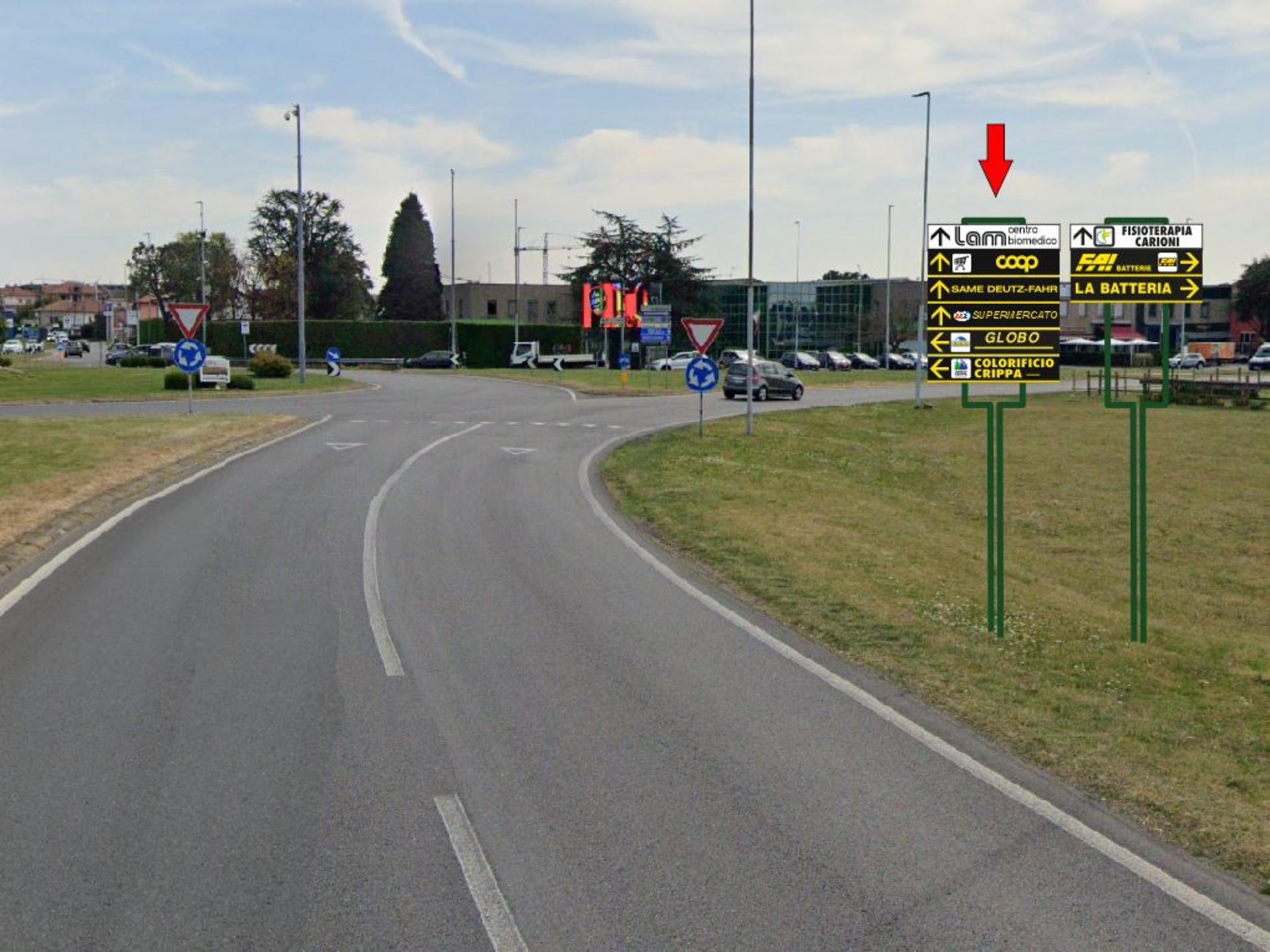 Impianto a S.P. 11 Km. 171+820/dx  Cassano d'Adda