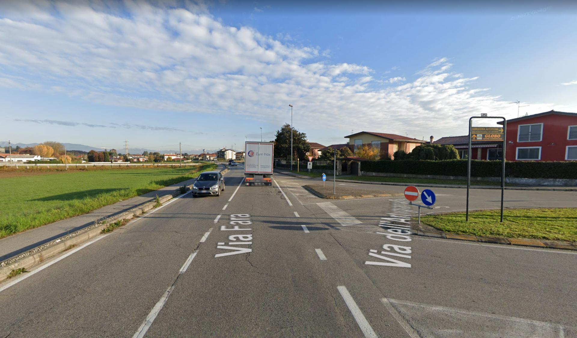 Impianto a Via dell'Artigianato angolo Via Fara  Canonica d'Adda