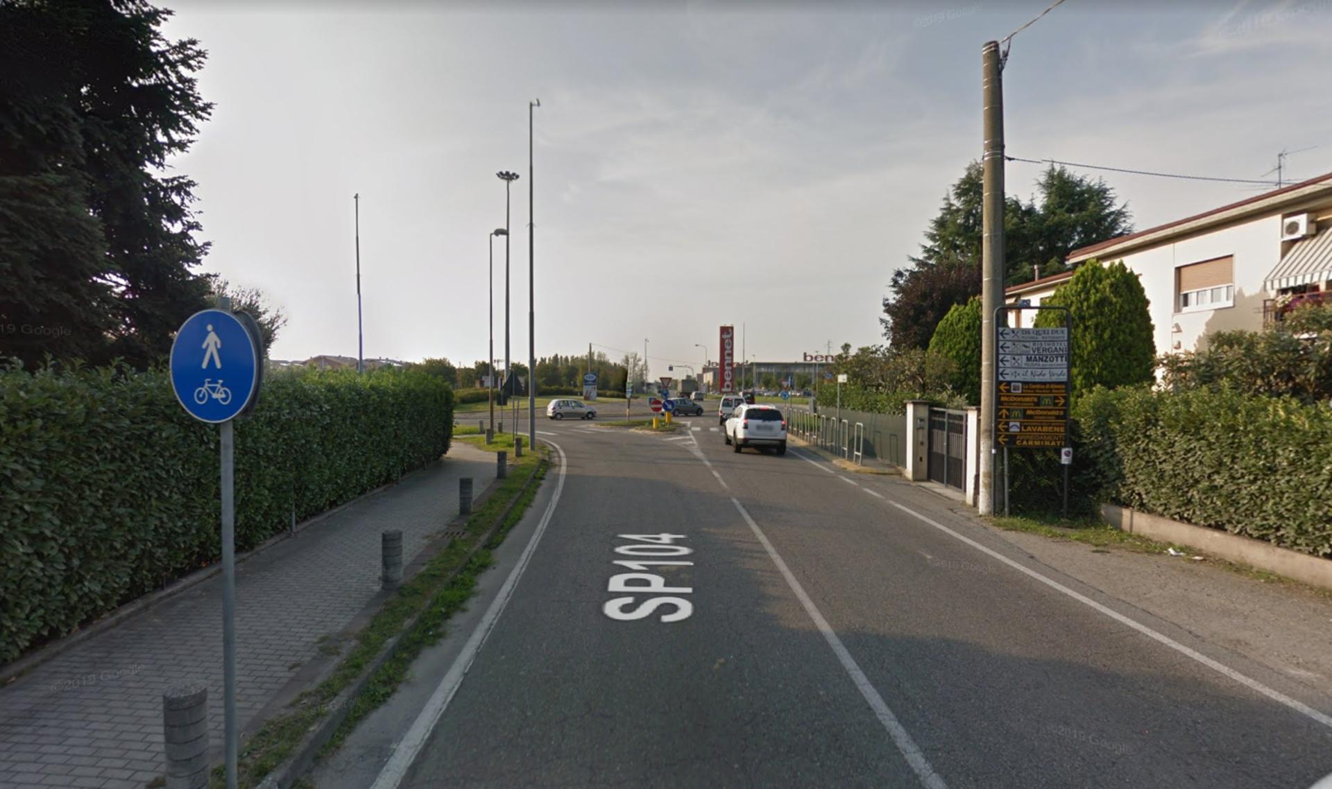 Impianto a S.P. 104 Km. 9+2990/sx  Vaprio d'Adda