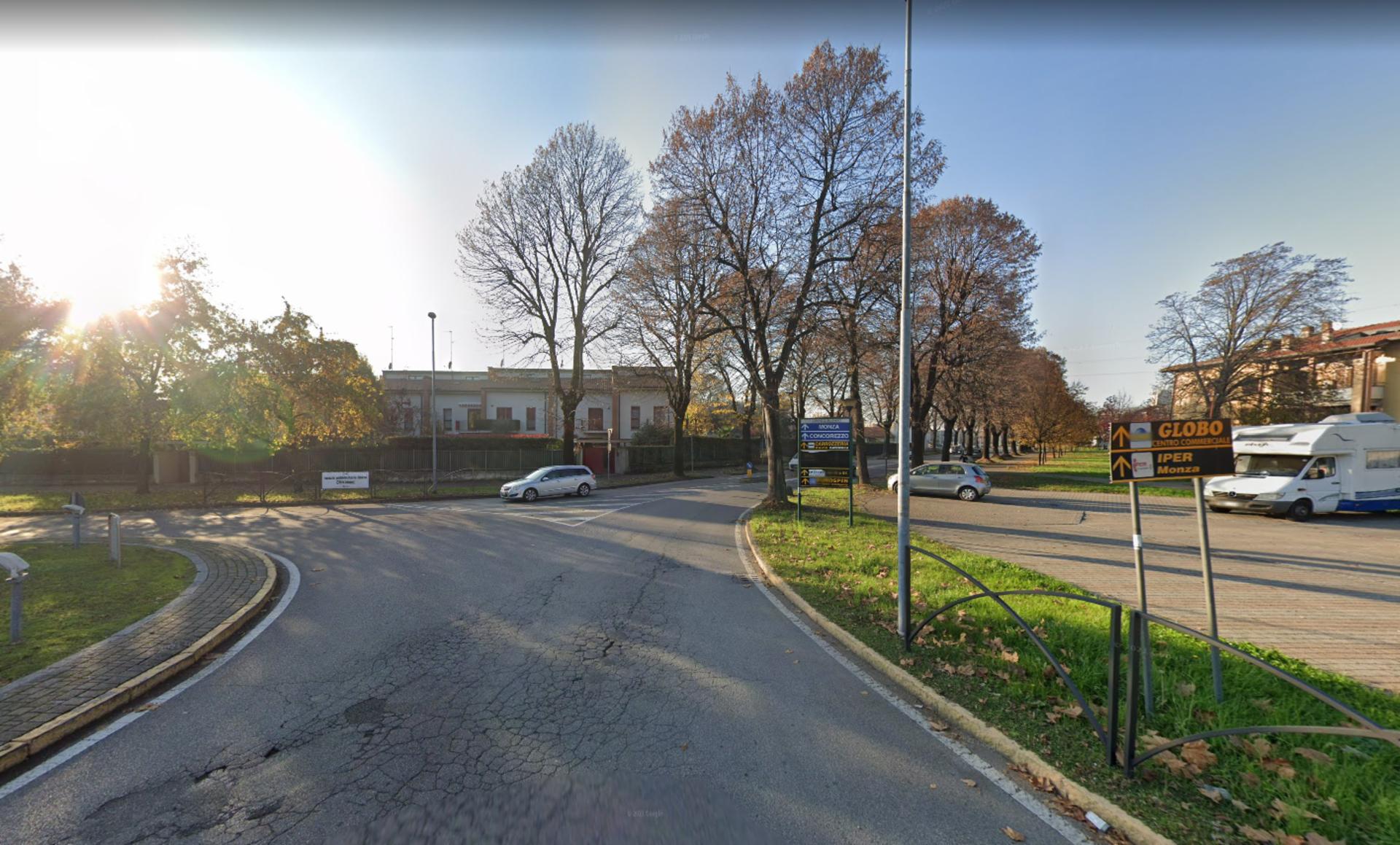 Impianto FRECCE / PREINSEGNE a Brugherio, in zona Eurospin