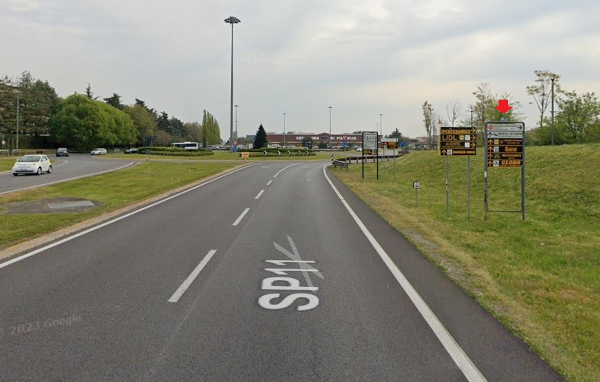 Impianto a S.P. 11 Km. 156+100/dx  Pioltello